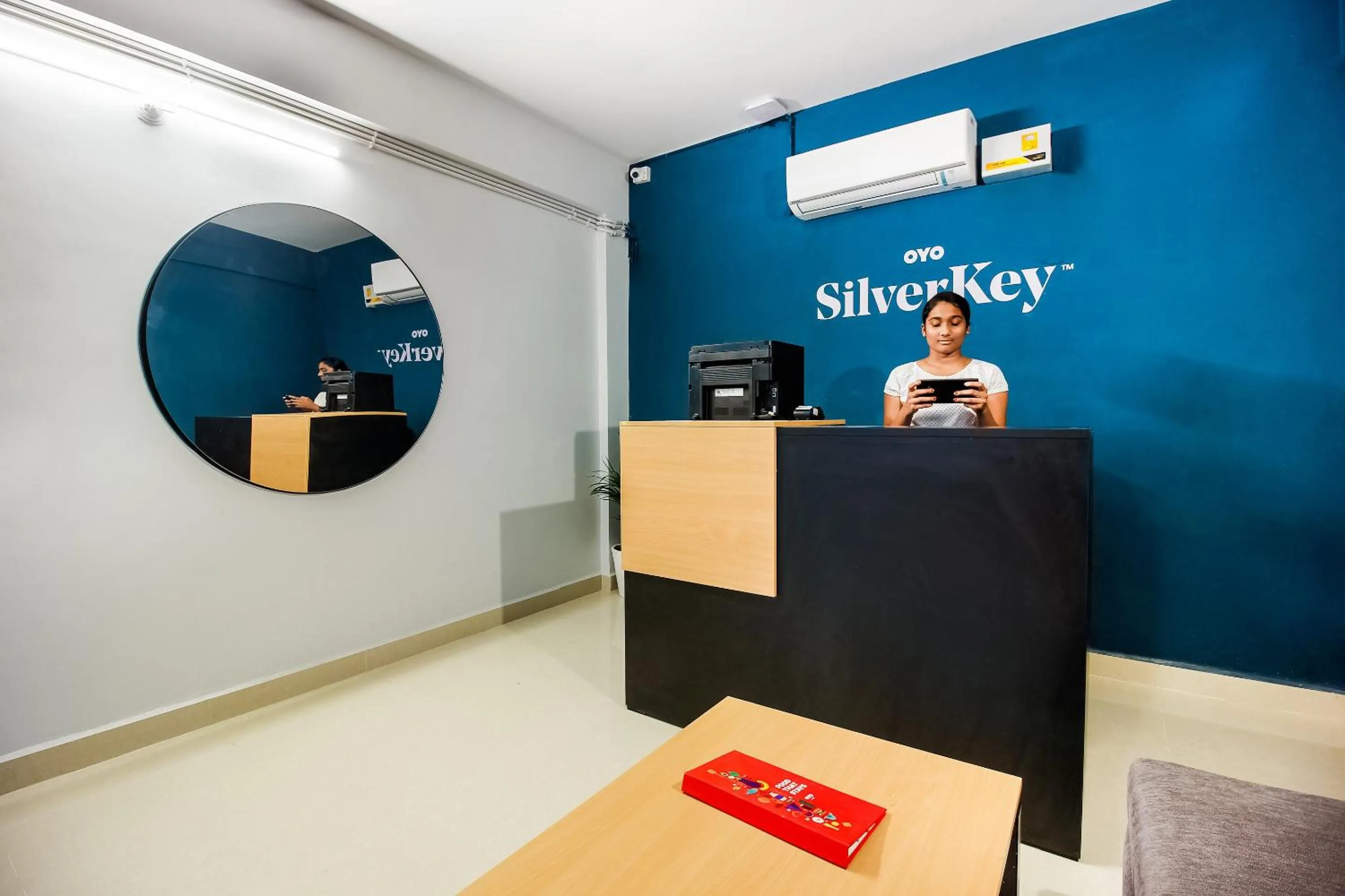 Lobby or reception in Super Hotel O GACHIBOWLI BESIDE DLF