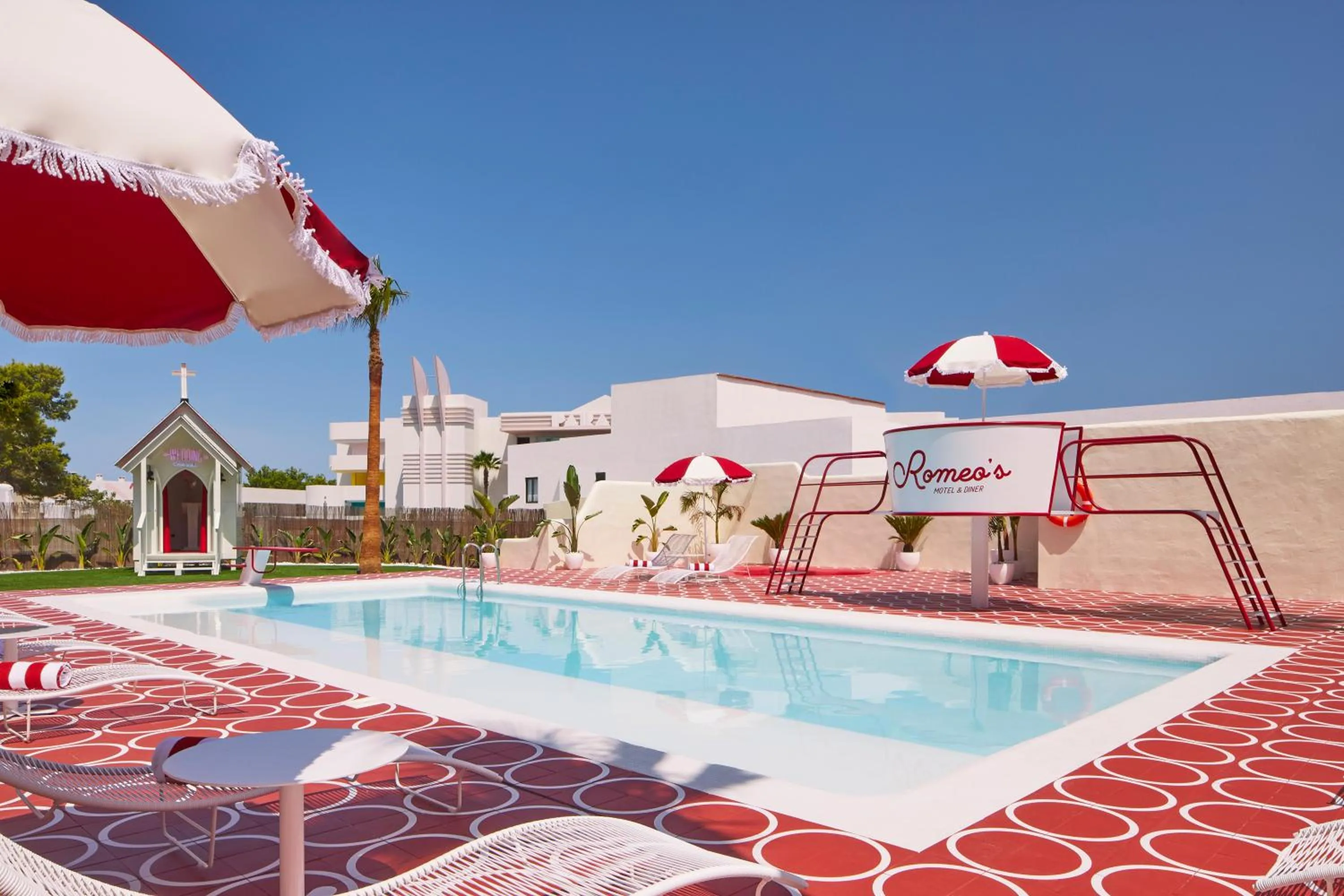 Swimming pool in Romeos Ibiza - Adults Only