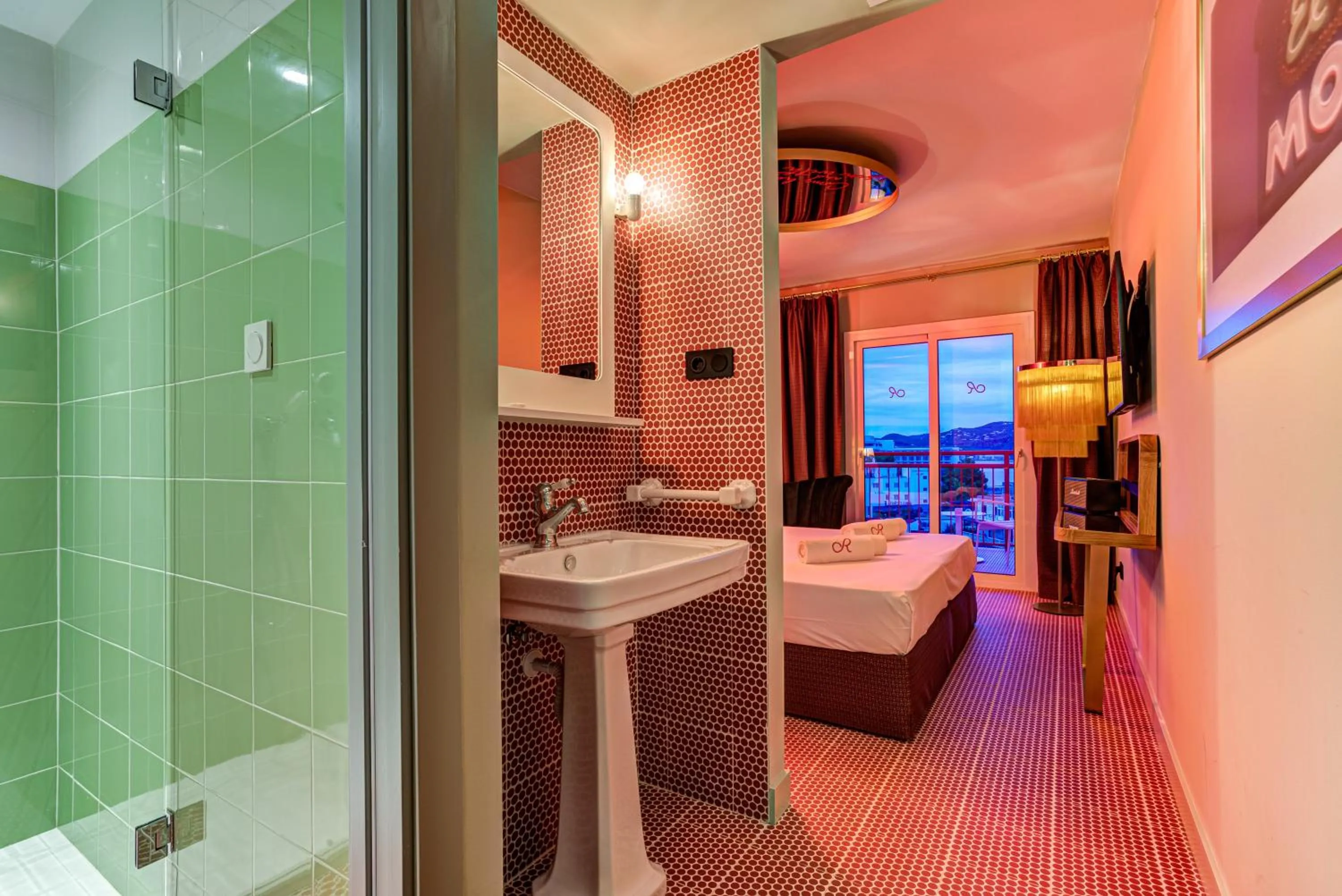 Bathroom in Romeos Ibiza - Adults Only