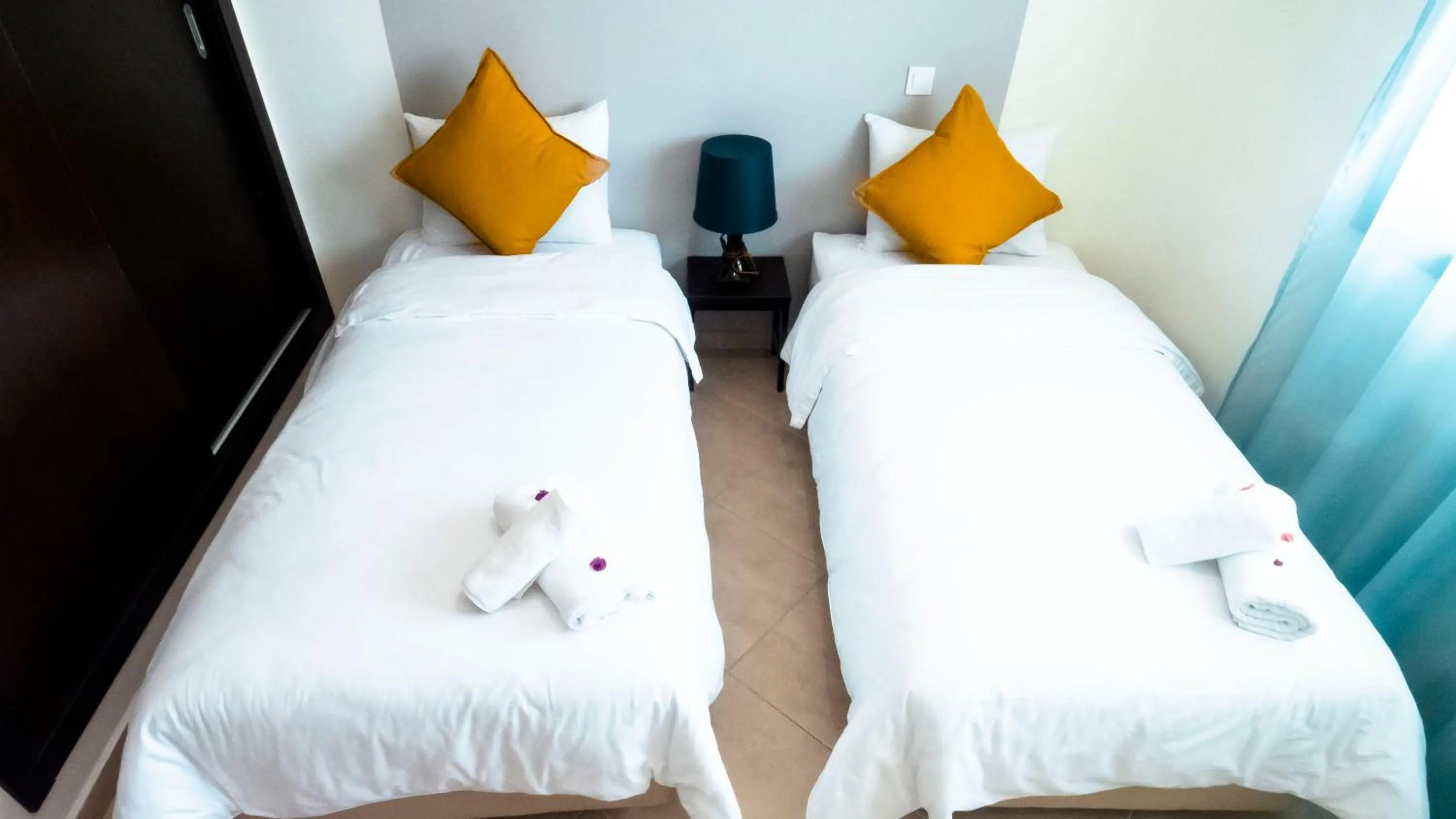 Bed in KENZ MEHDIA Hôtel Ressort