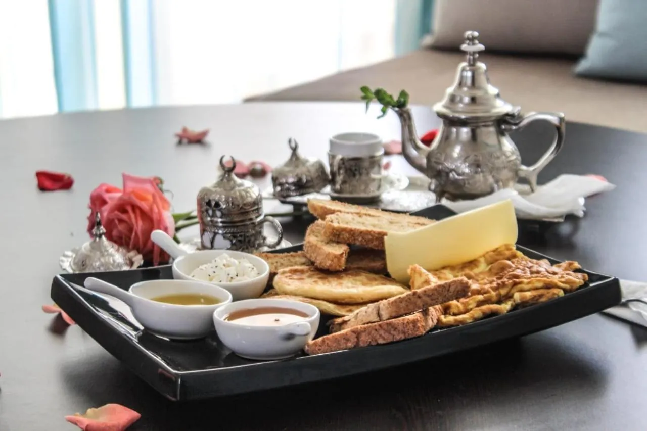 Breakfast in KENZ MEHDIA Hôtel Ressort