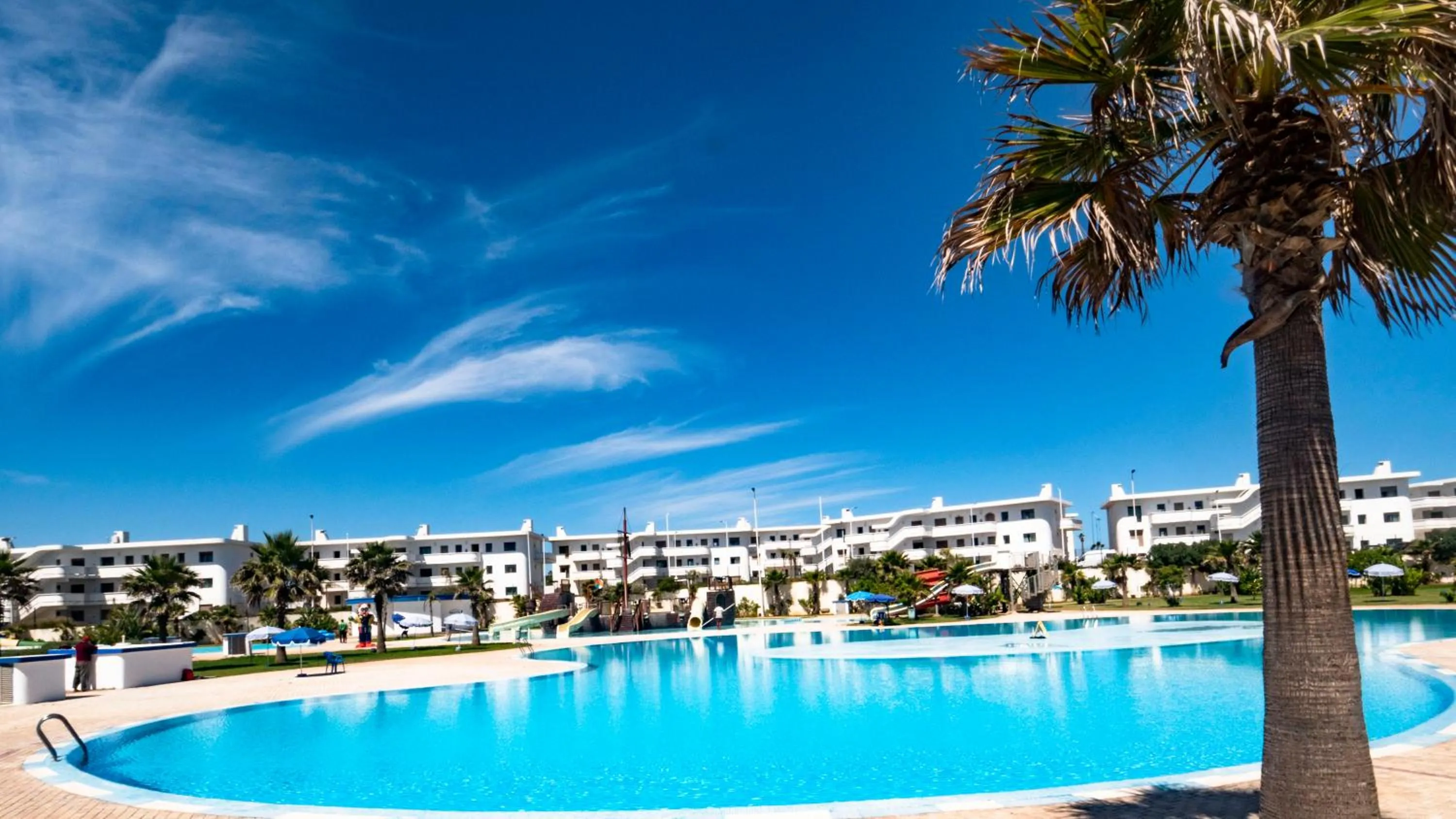 Aqua park, Swimming Pool in KENZ MEHDIA Hôtel Ressort