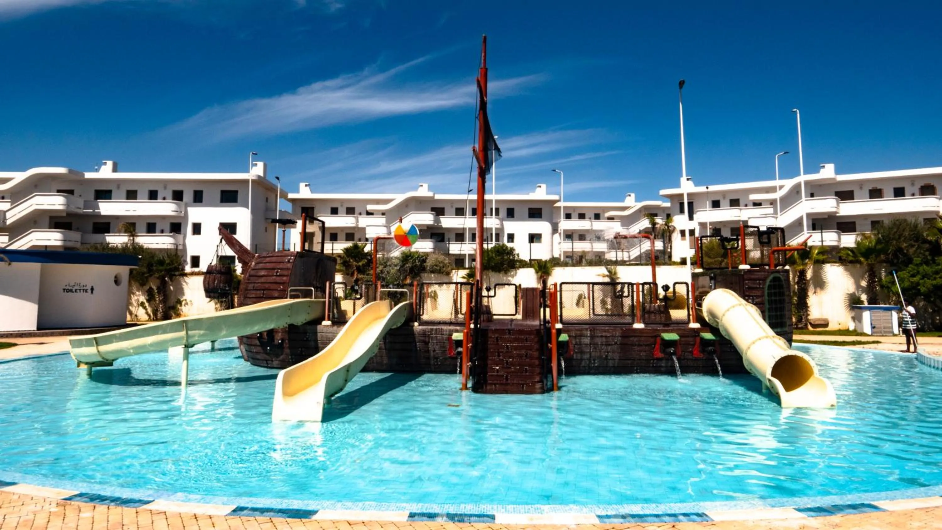 Children play ground, Water Park in KENZ MEHDIA Hôtel Ressort