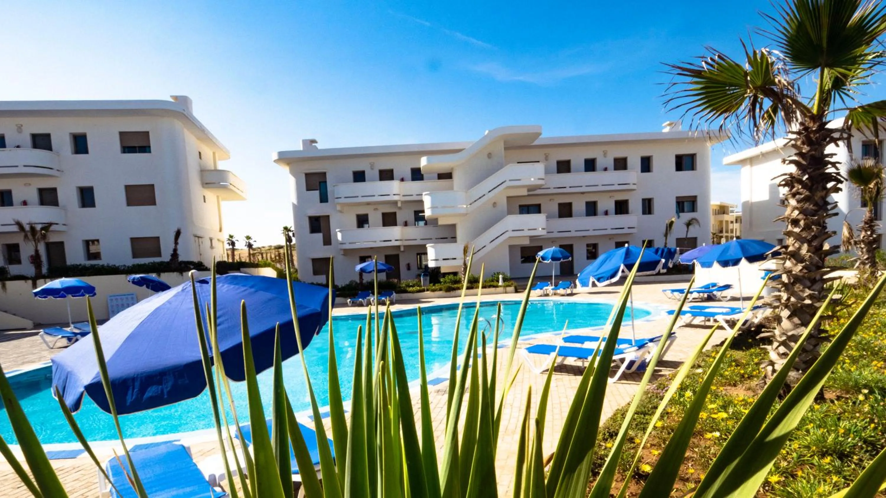 Swimming pool, Pool View in KENZ MEHDIA Hôtel Ressort