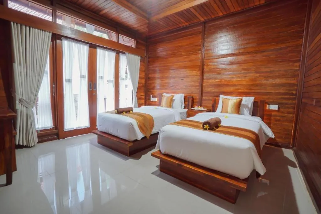 Standard Twin Room with Garden View in Double'D Hostel