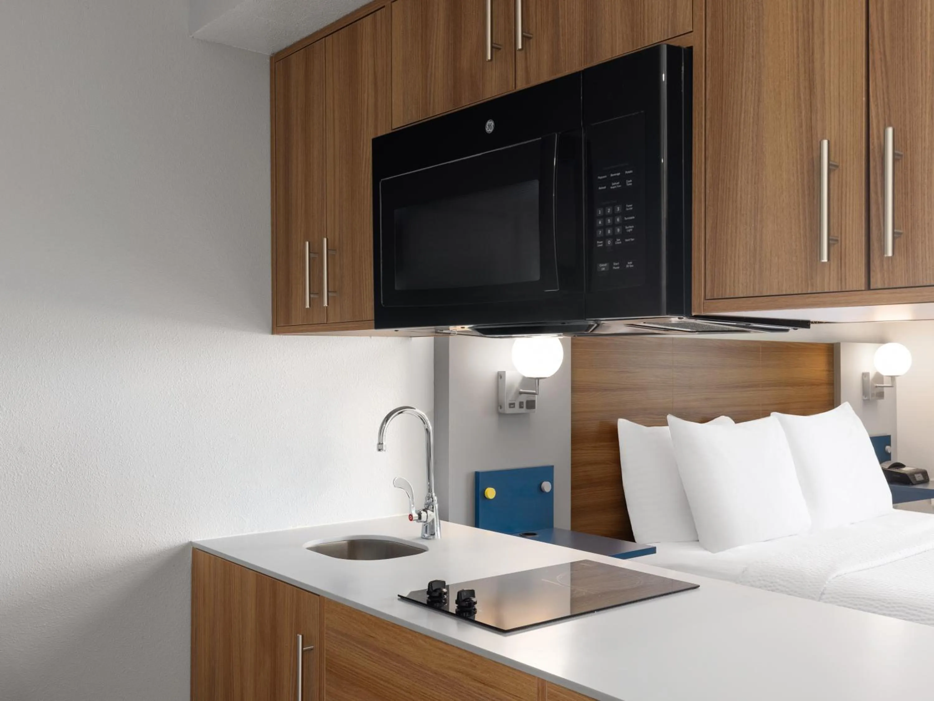 Kitchen or kitchenette in Microtel Inn & Suites by Wyndham Tracy