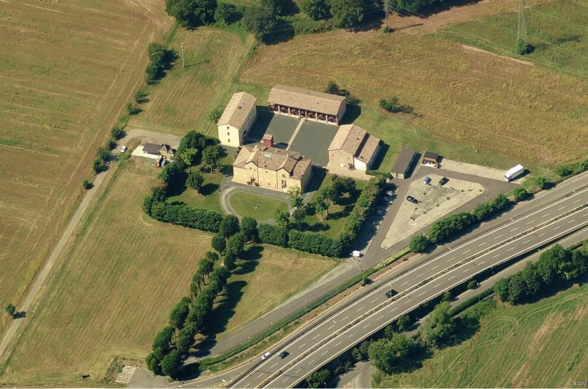 Bird's eye view in Villa Meli Lupi - Residenze Temporanee