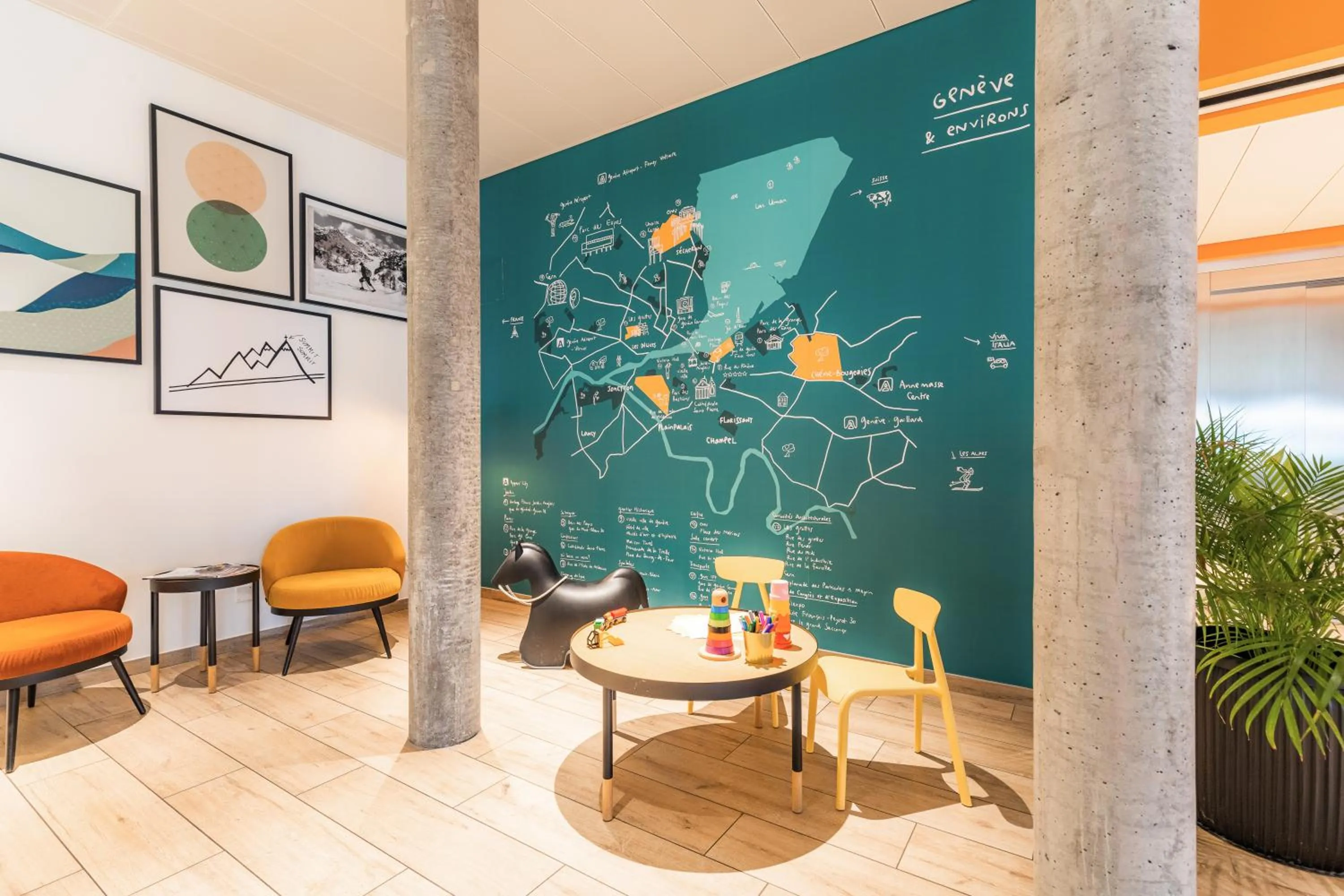 Lobby or reception in Appart'City Collection Genève Aéroport - Vernier