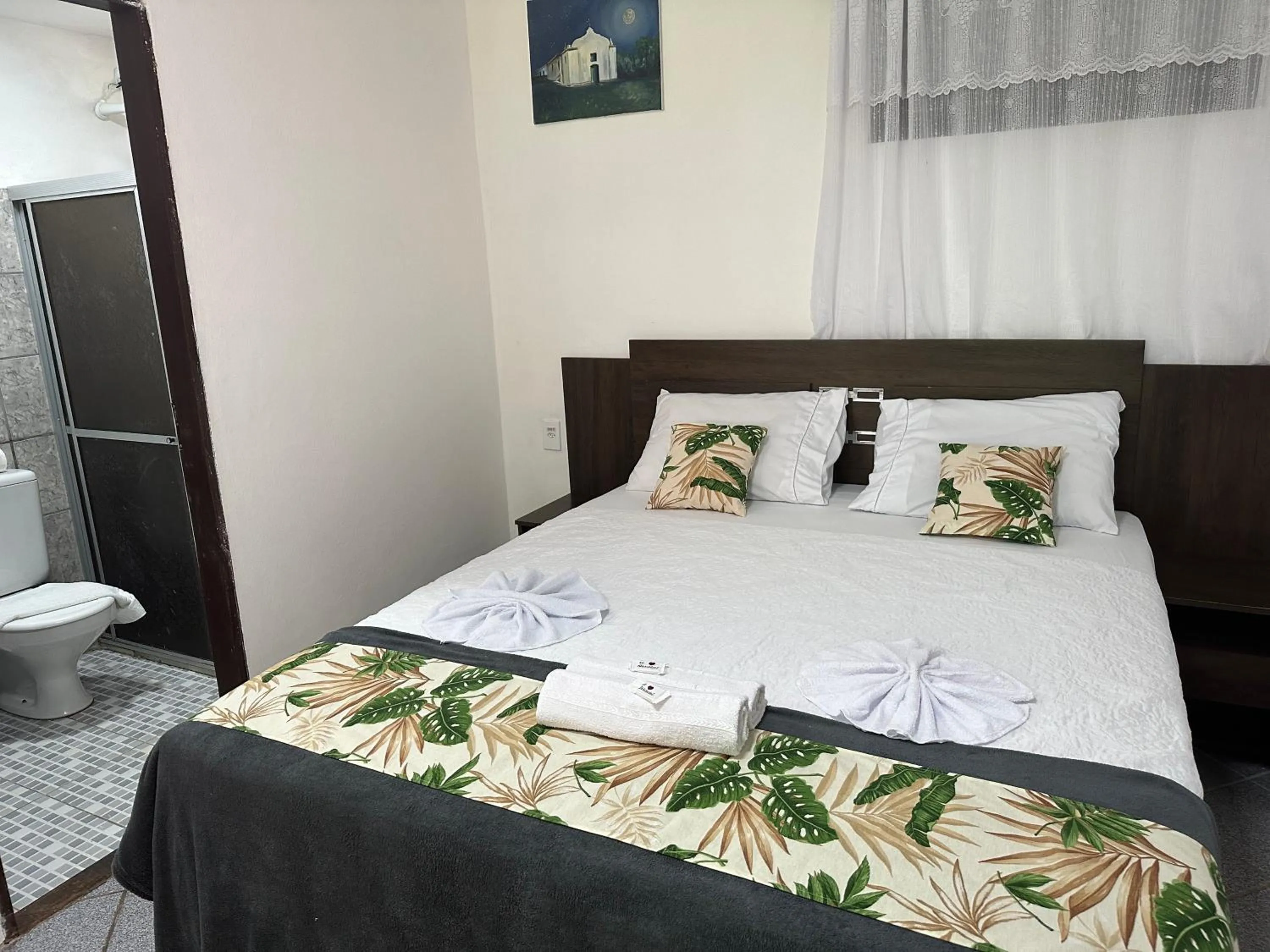 Bed in Pousada Bella Vida