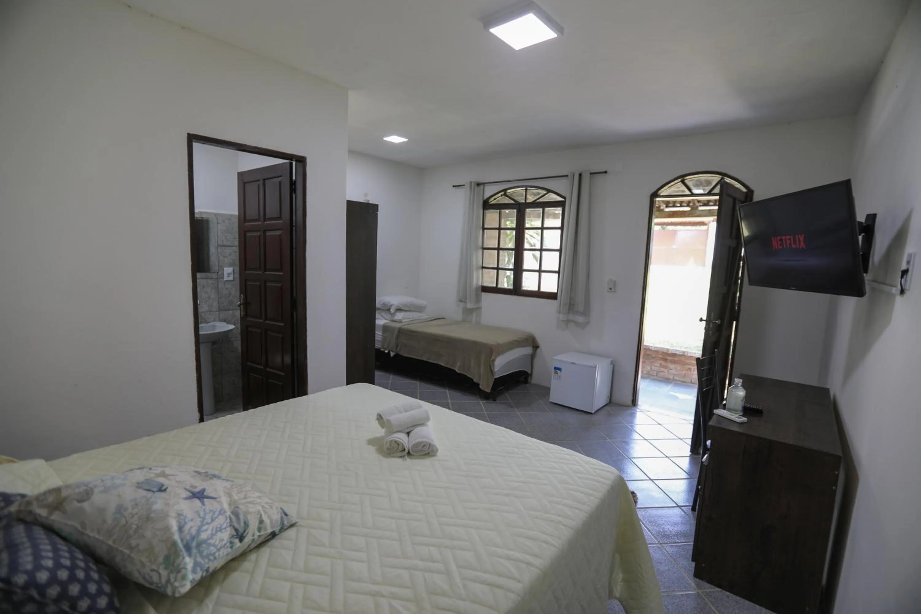 Bed in Pousada Bella Vida