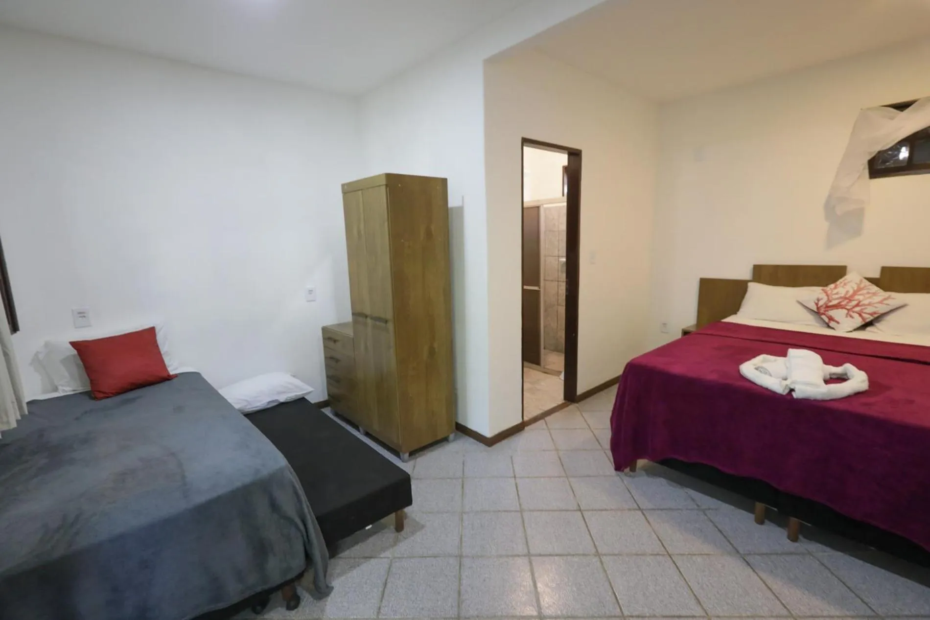 Bed in Pousada Bella Vida