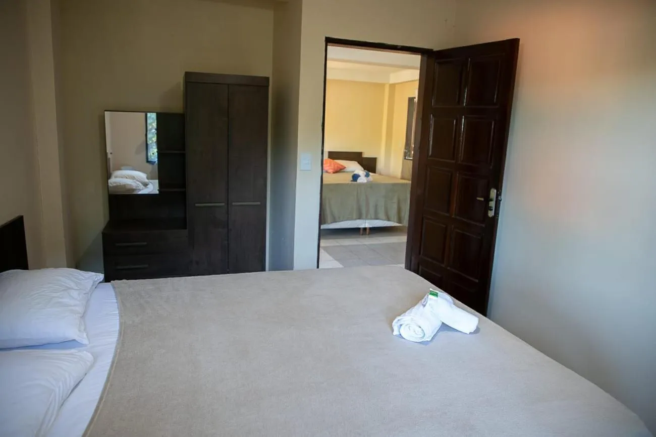 Bed in Pousada Bella Vida