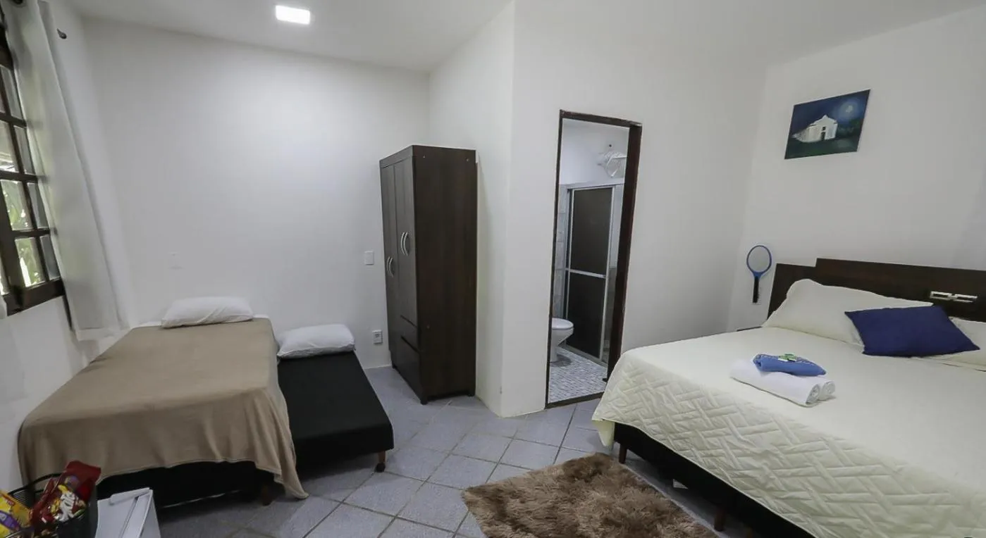 Bed in Pousada Bella Vida