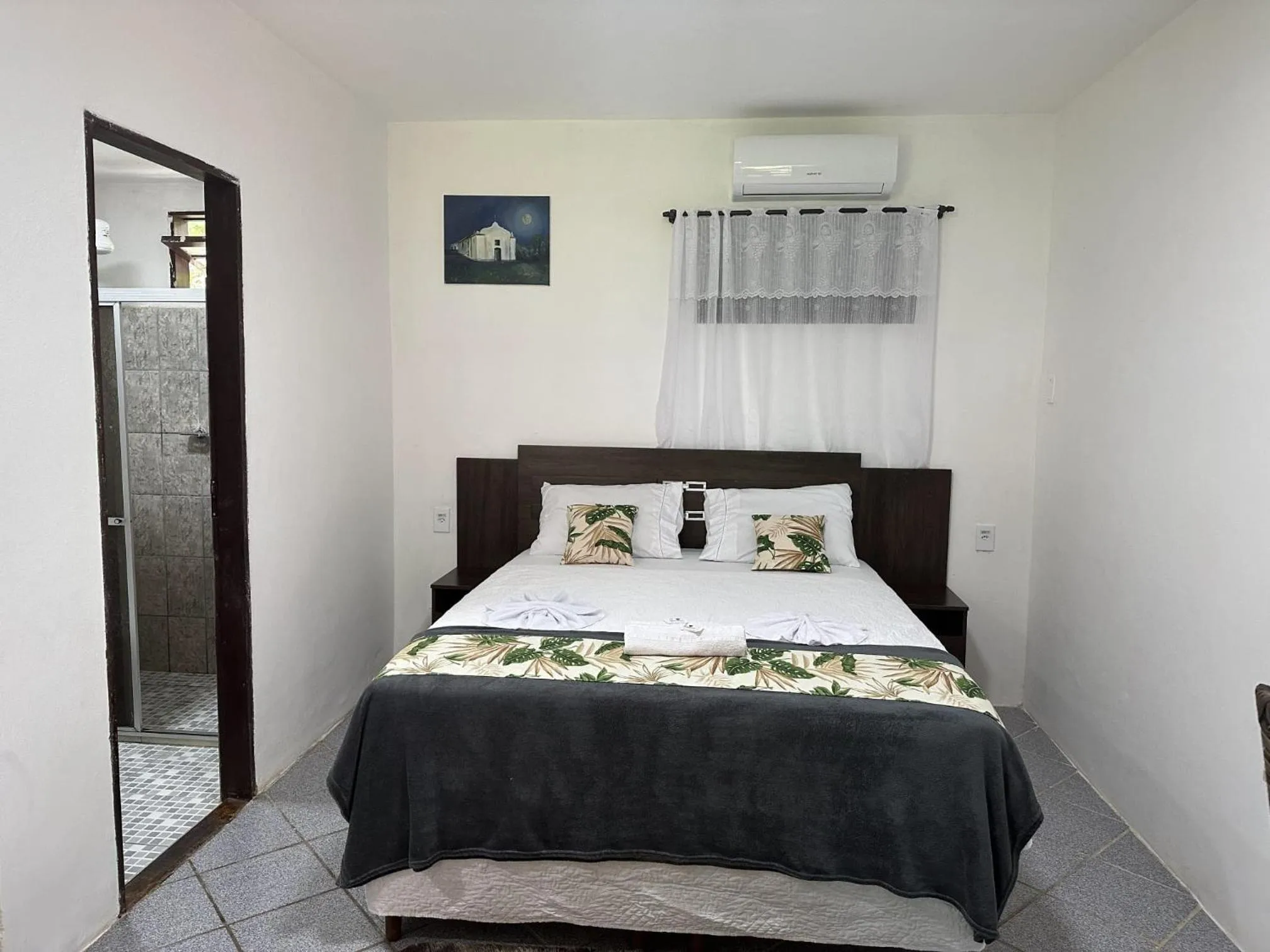 Bed in Pousada Bella Vida