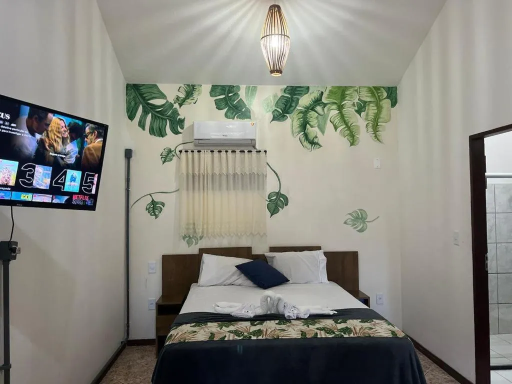 Bed in Pousada Bella Vida