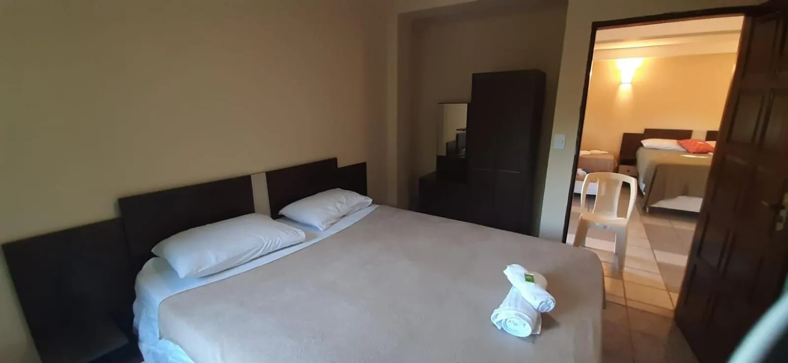 Bed in Pousada Bella Vida