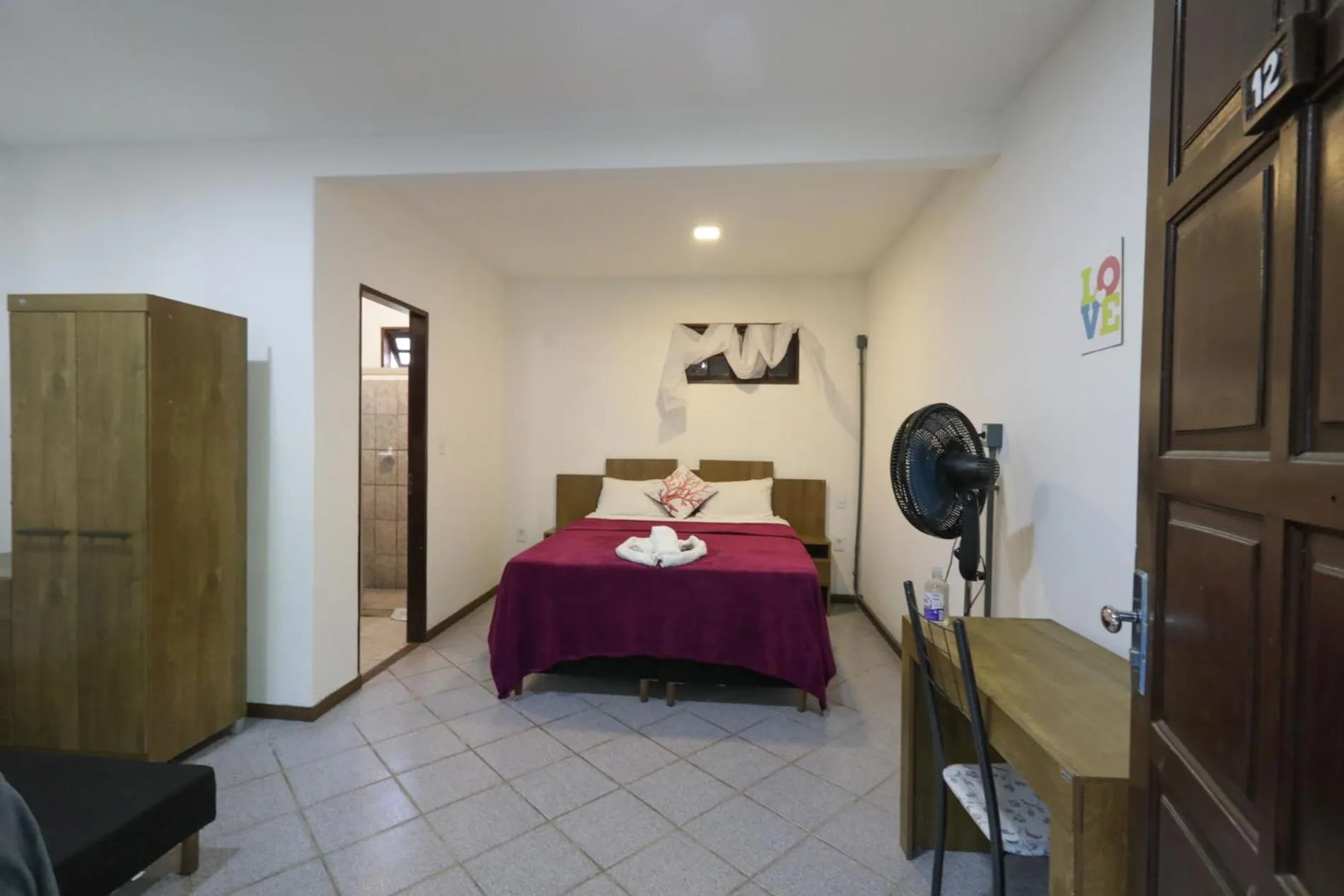 Bed in Pousada Bella Vida