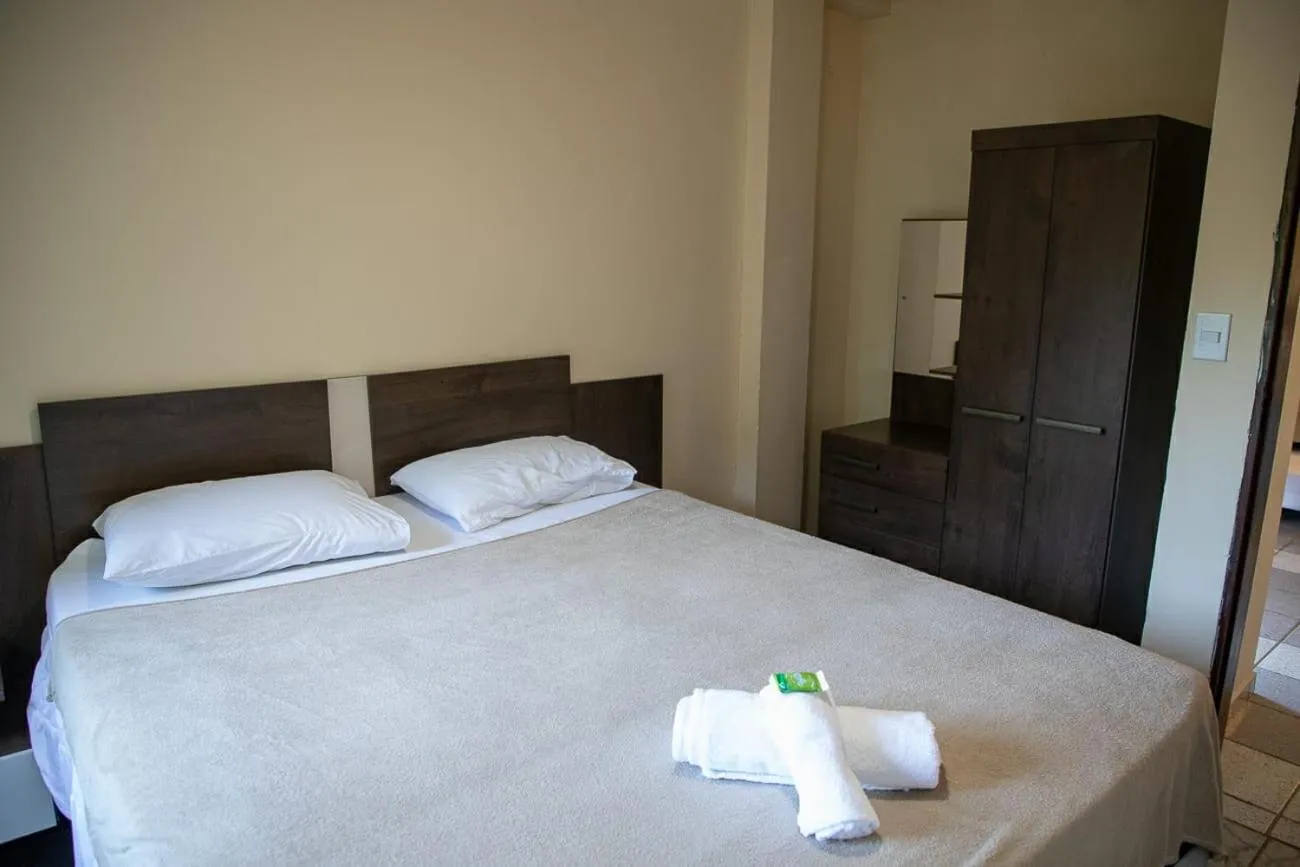 Bed in Pousada Bella Vida