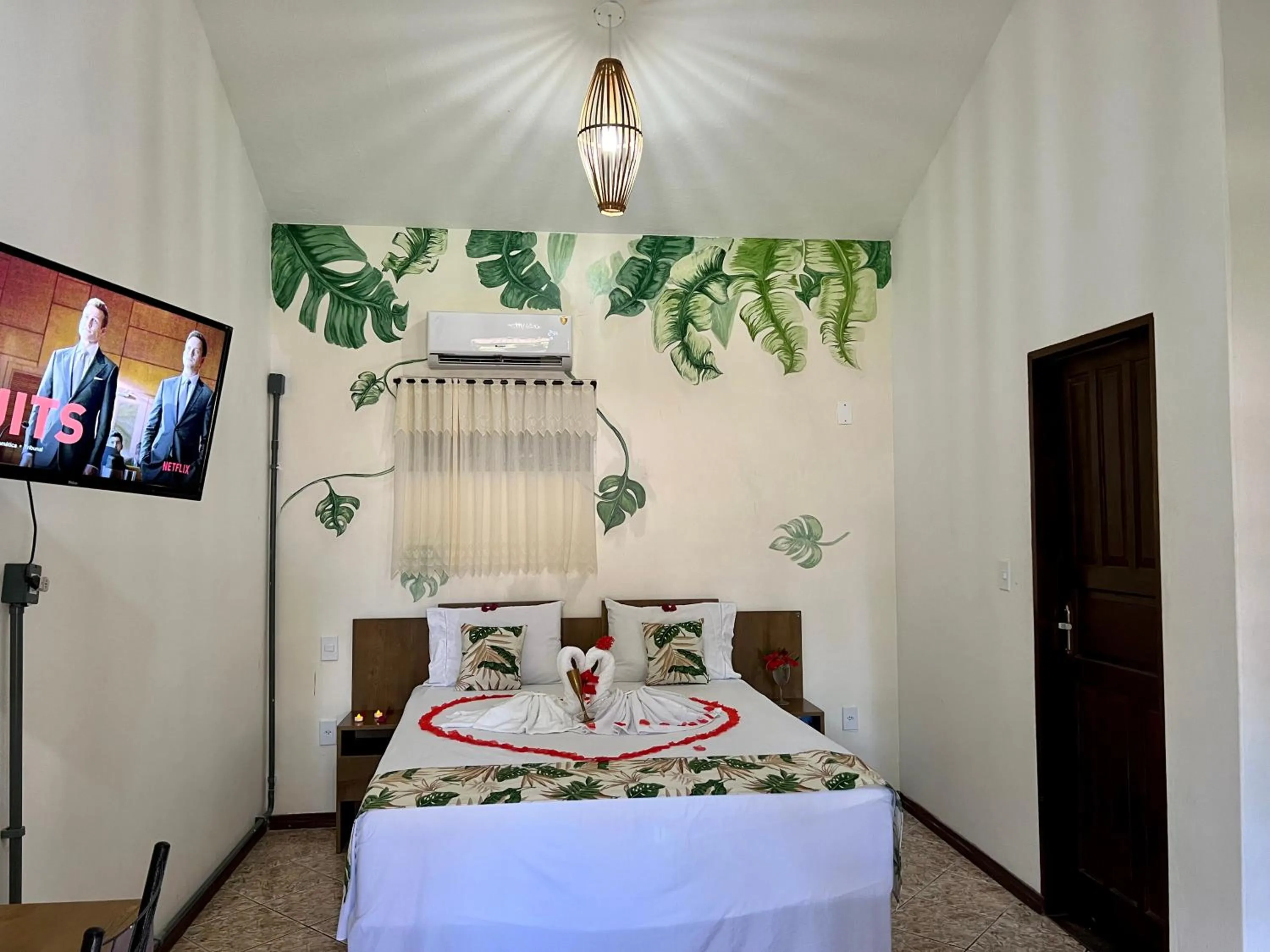 Bed in Pousada Bella Vida