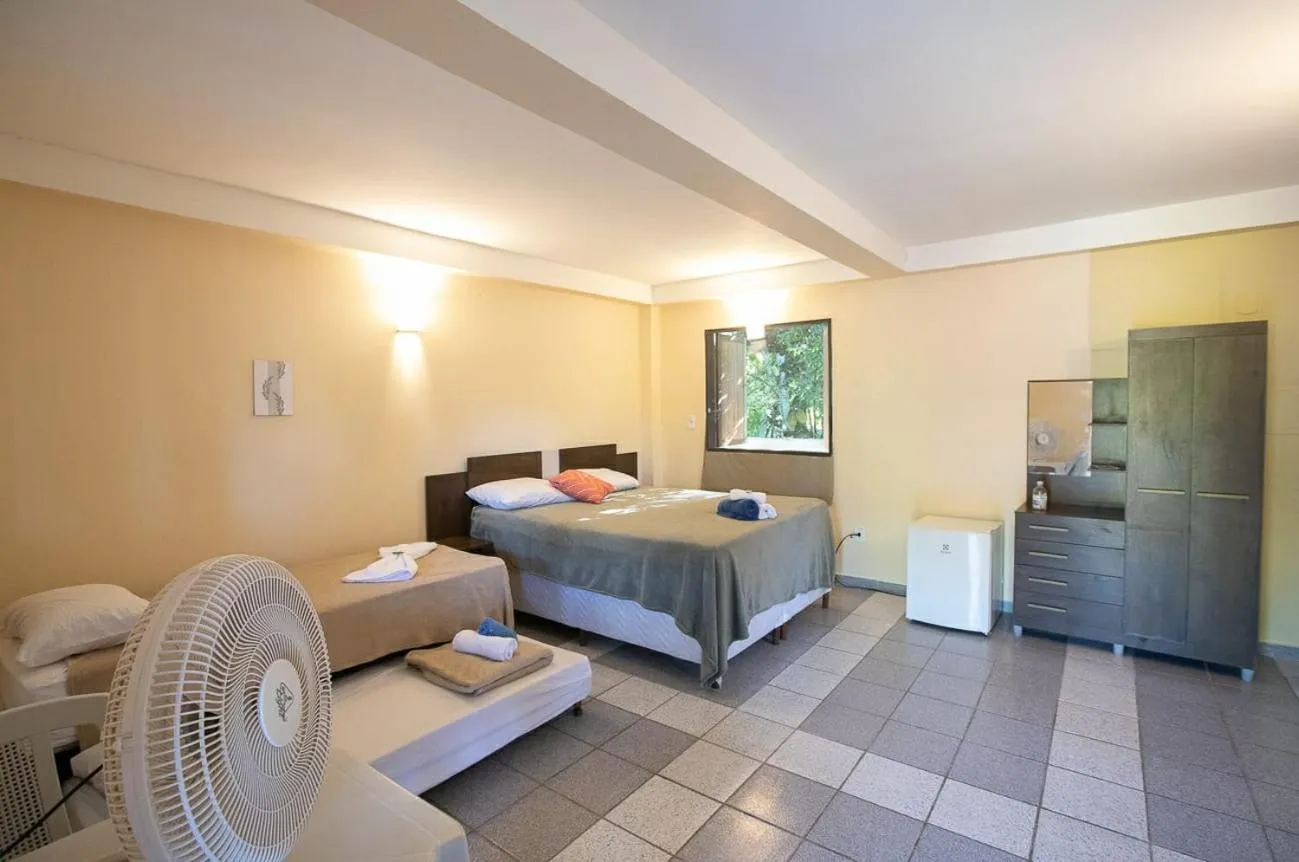 Bed in Pousada Bella Vida