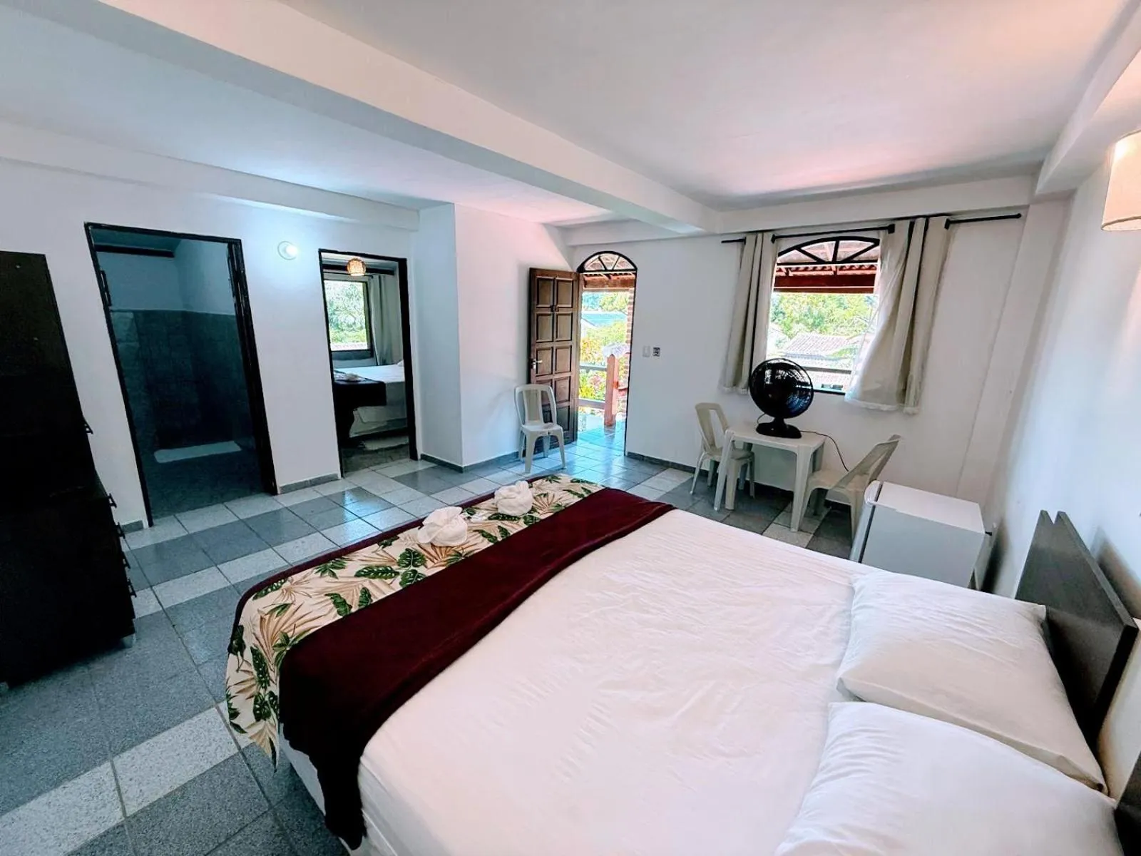 Bed in Pousada Bella Vida