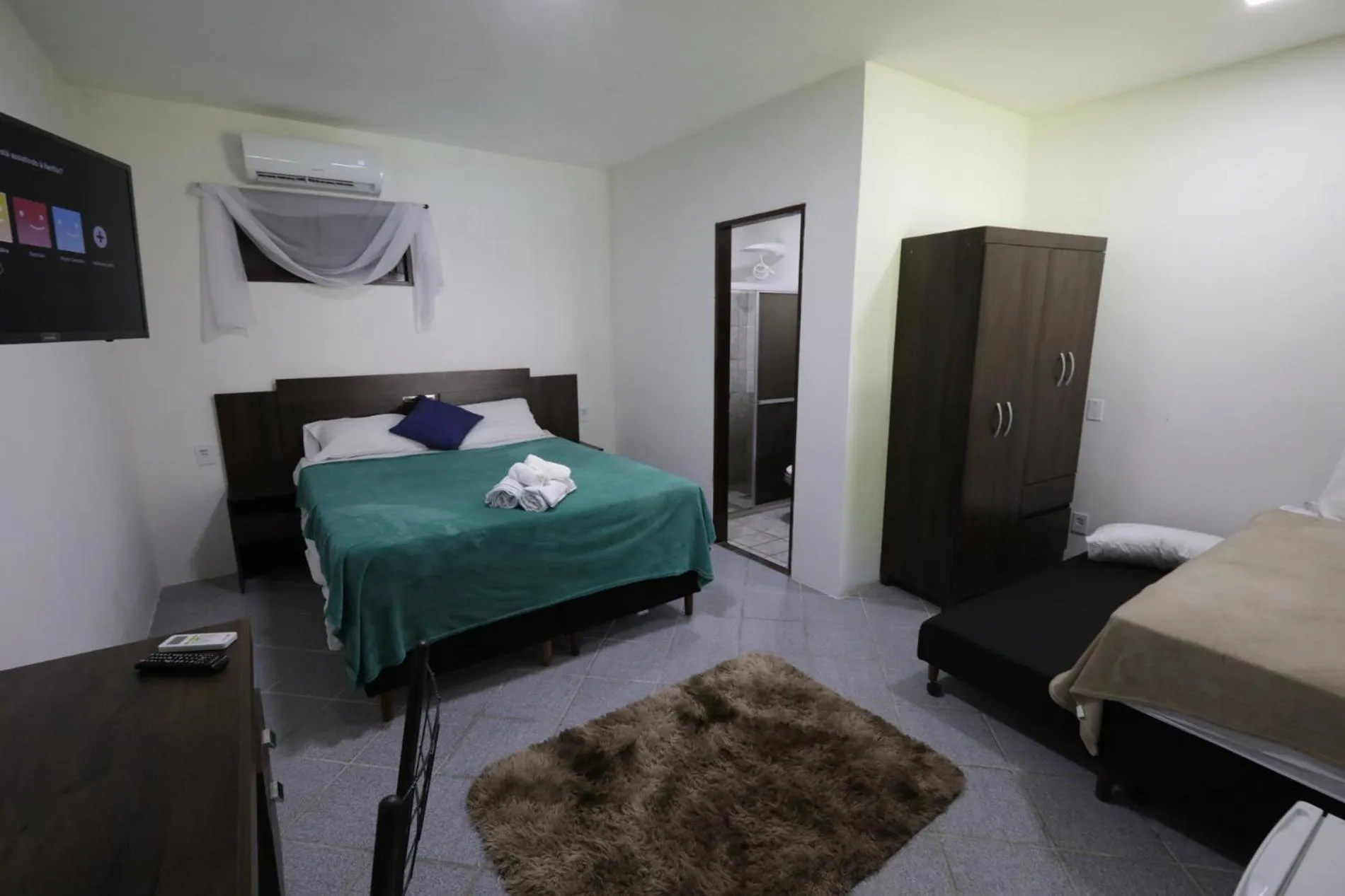 Bed in Pousada Bella Vida