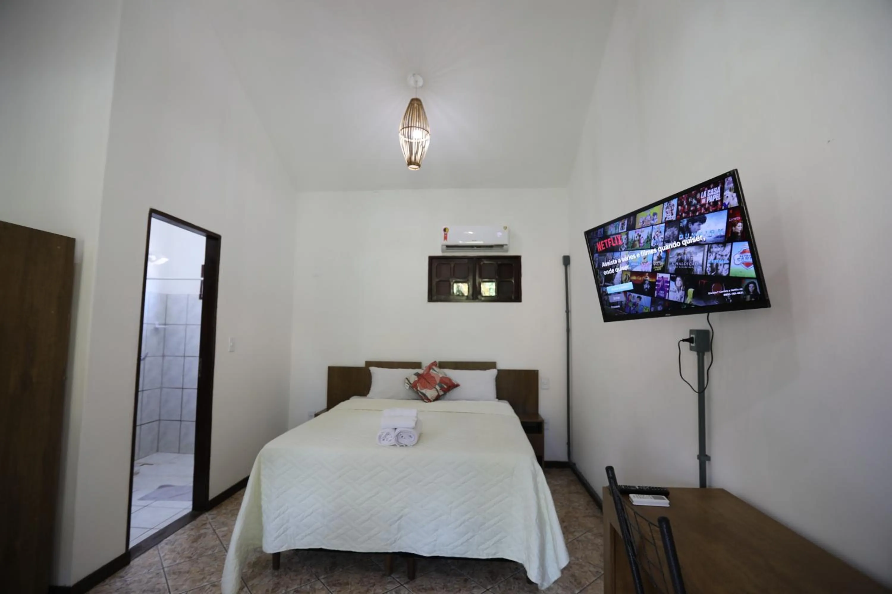 Bed in Pousada Bella Vida