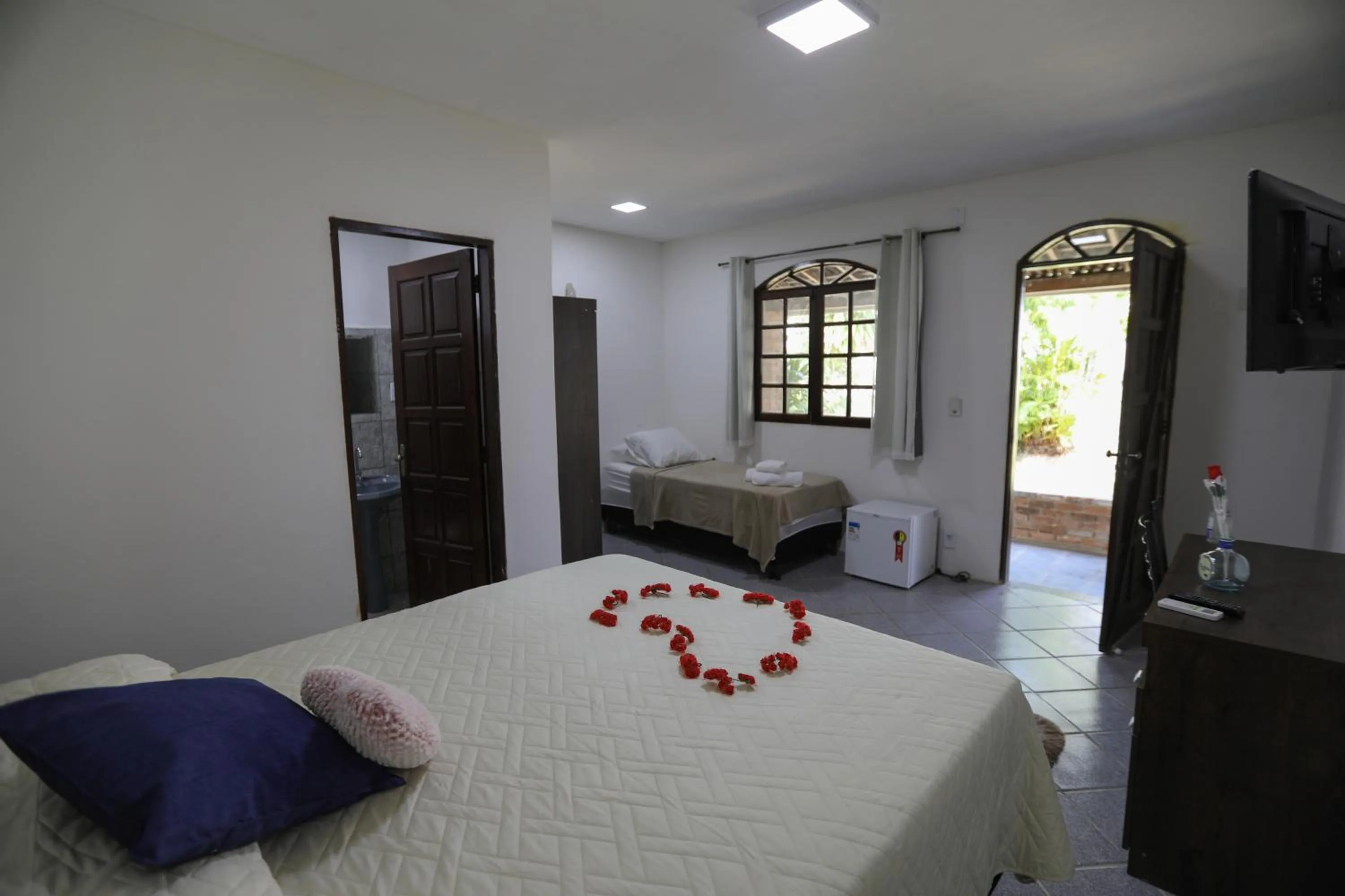 Bed in Pousada Bella Vida