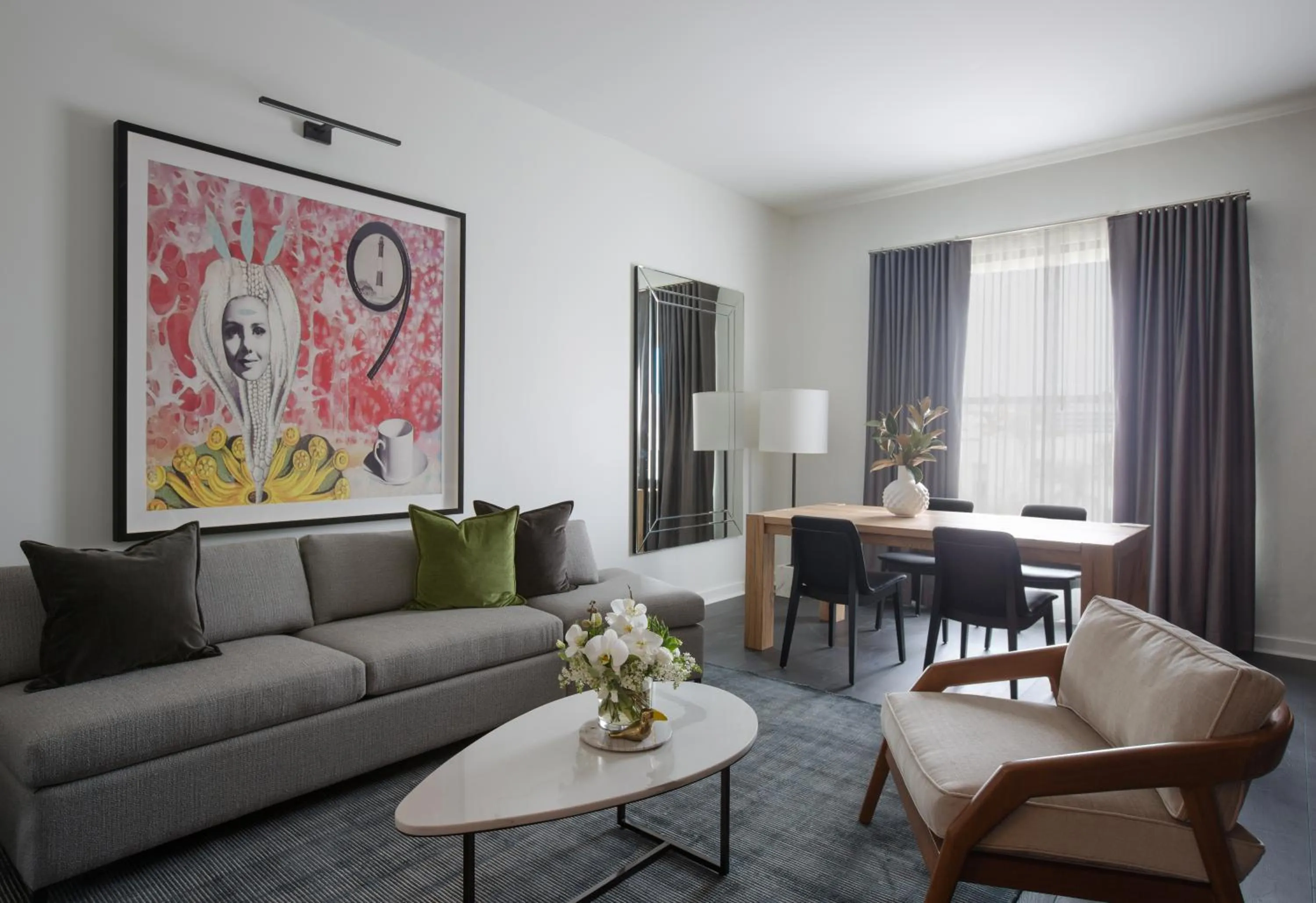 Living room in Andaz San Diego, By Hyatt