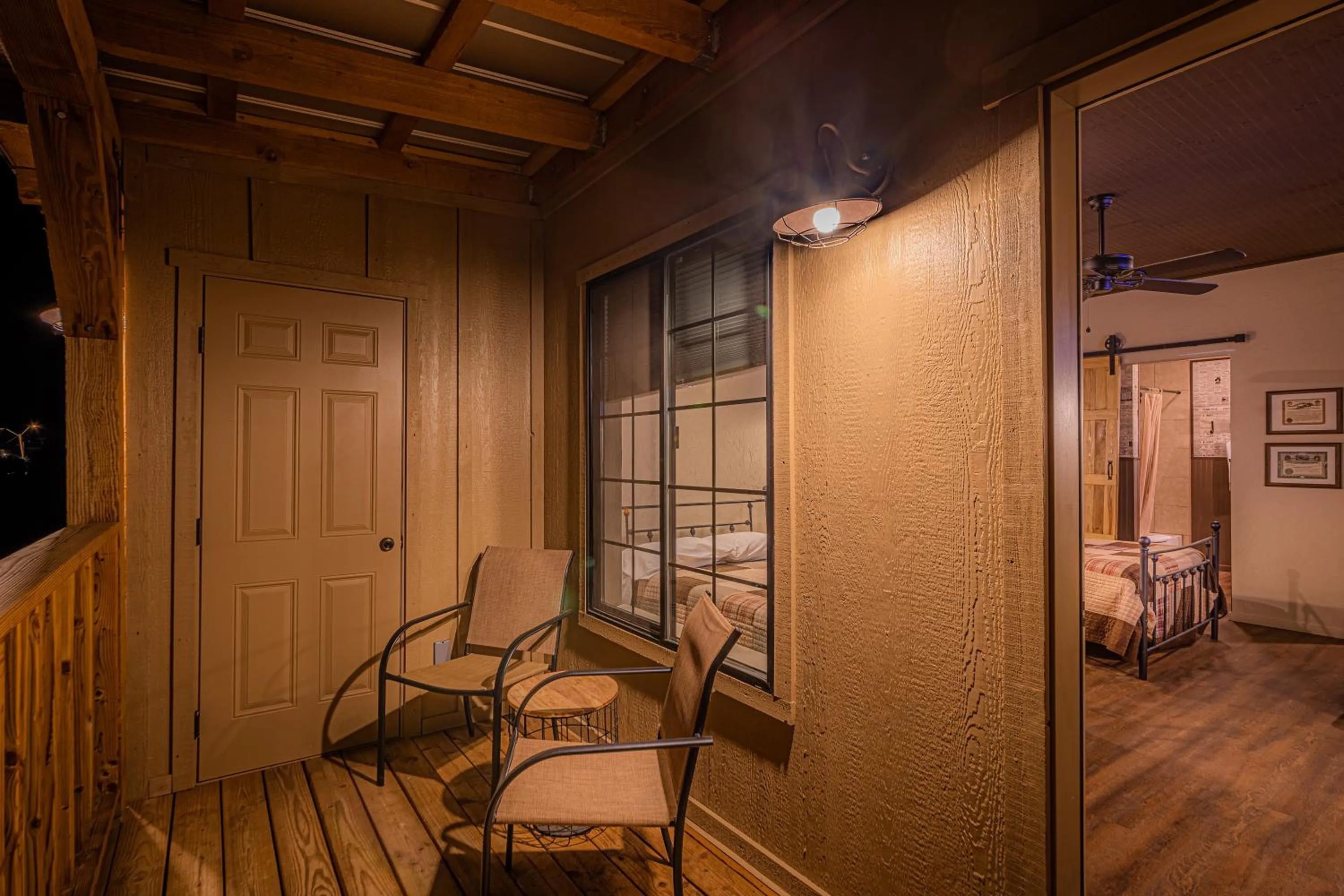 View (from property/room) in -Pet Friendly- Miners Cabin #5 -Two Double Beds - Private Balcony