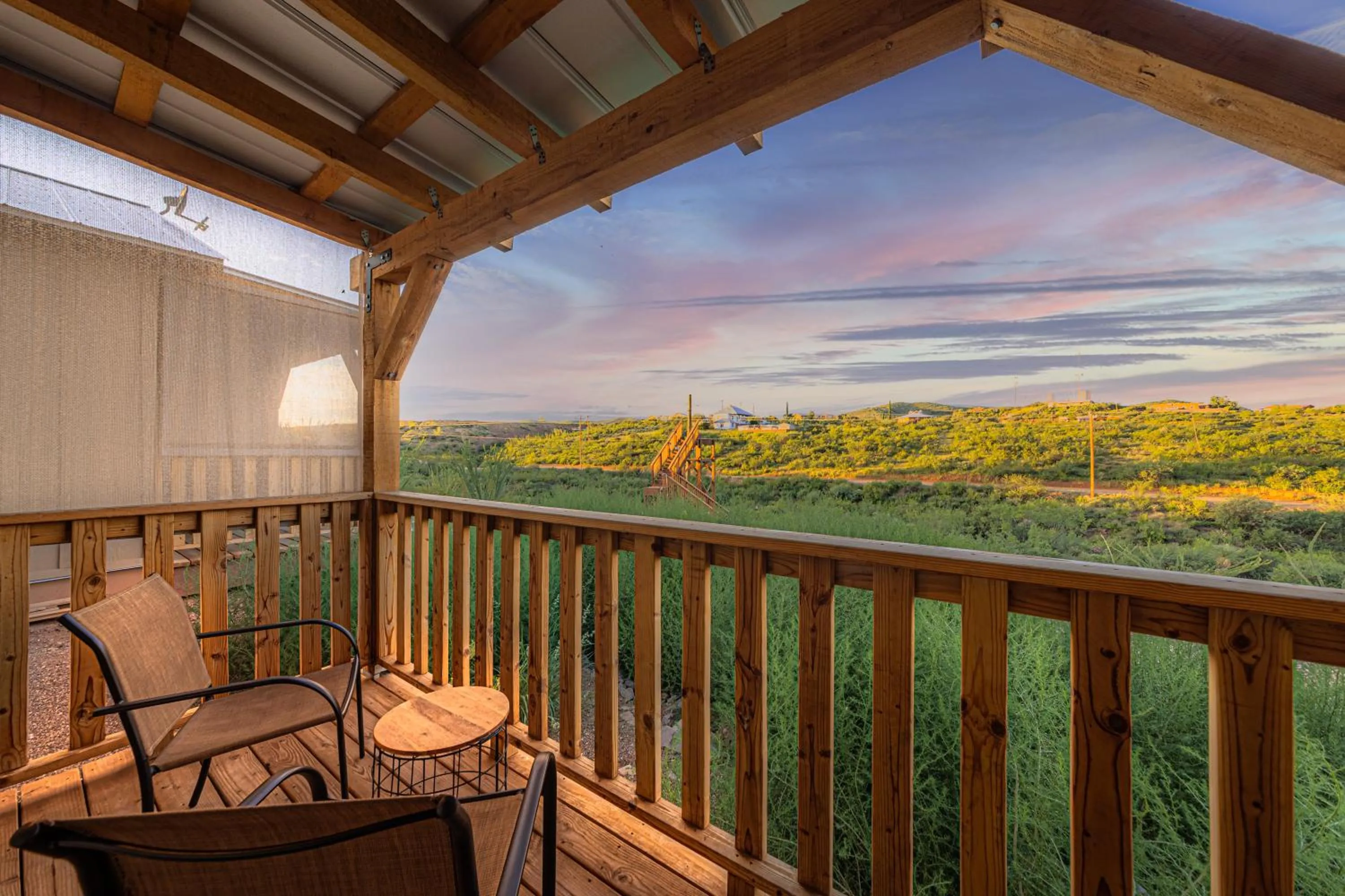 Natural landscape in -Pet Friendly- Miners Cabin #5 -Two Double Beds - Private Balcony