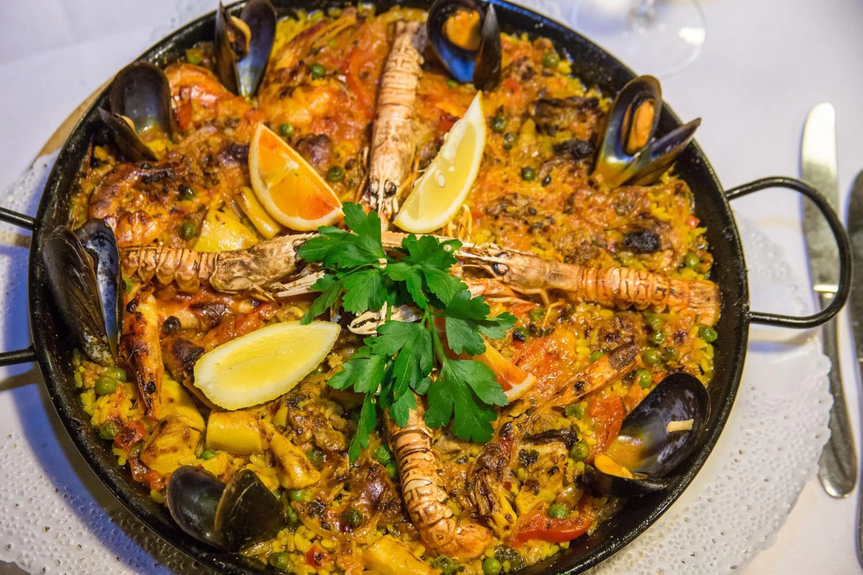 Food close-up in Hotel Ristorante La Perla