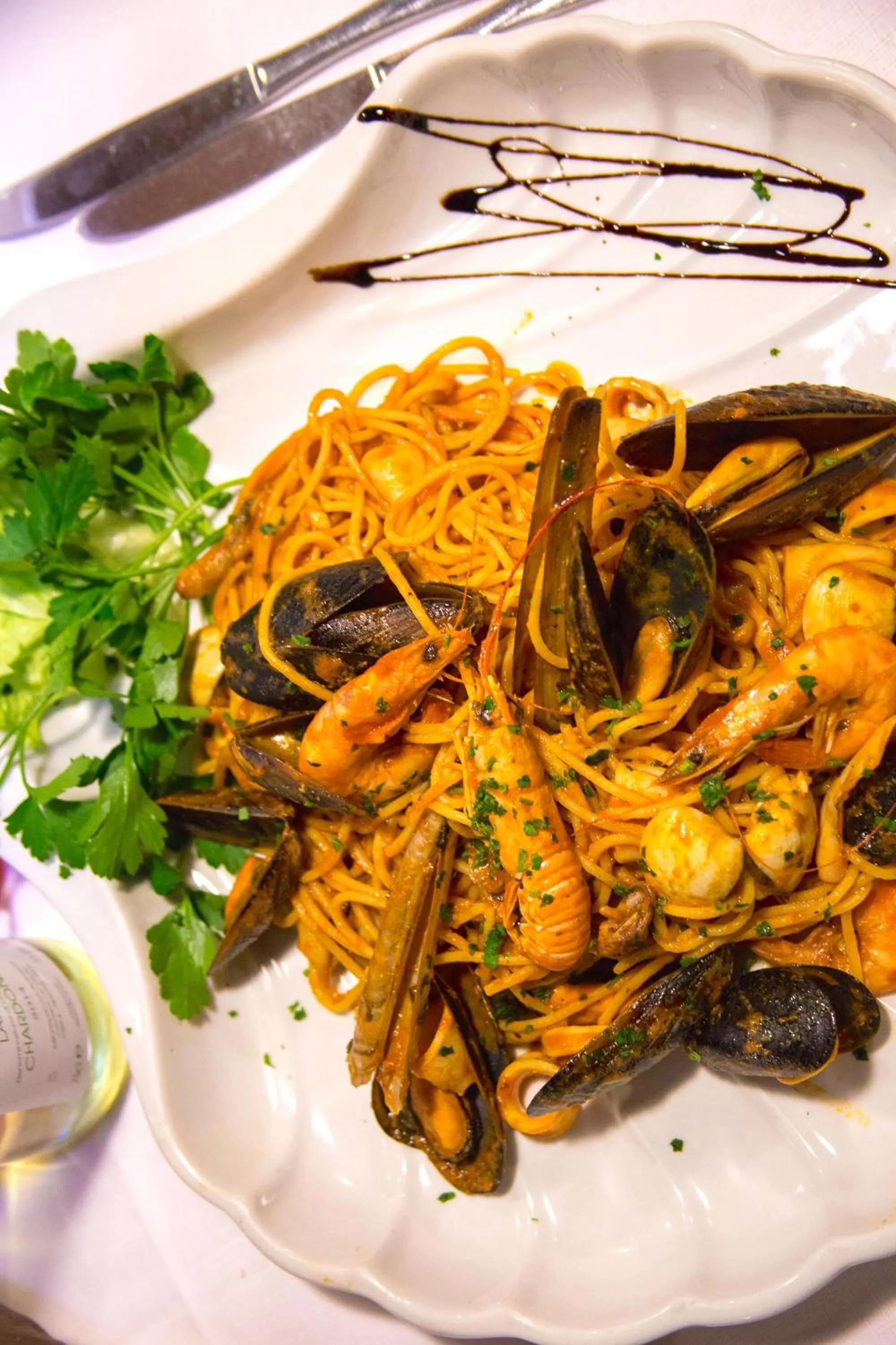 Food close-up in Hotel Ristorante La Perla