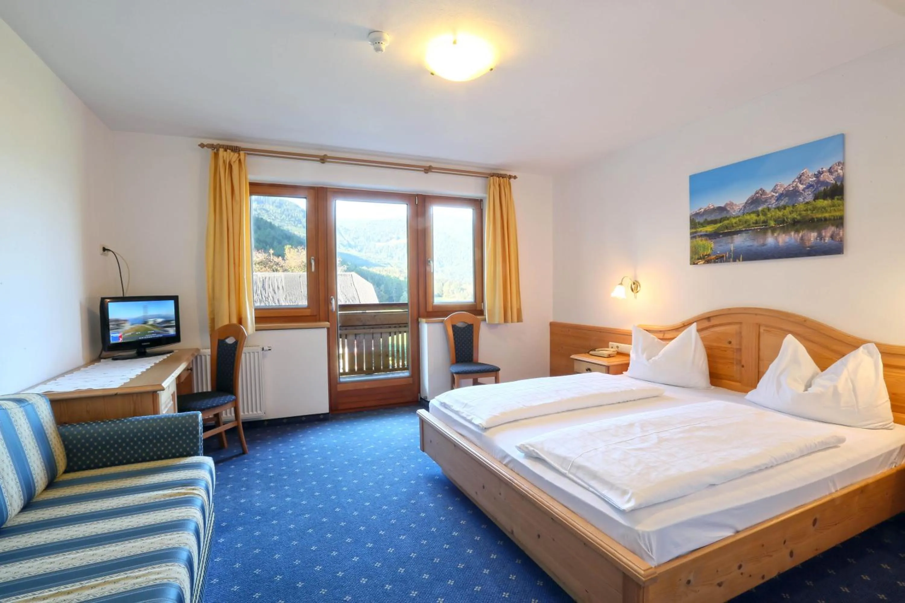 Bed in Hotel Pichlerhof