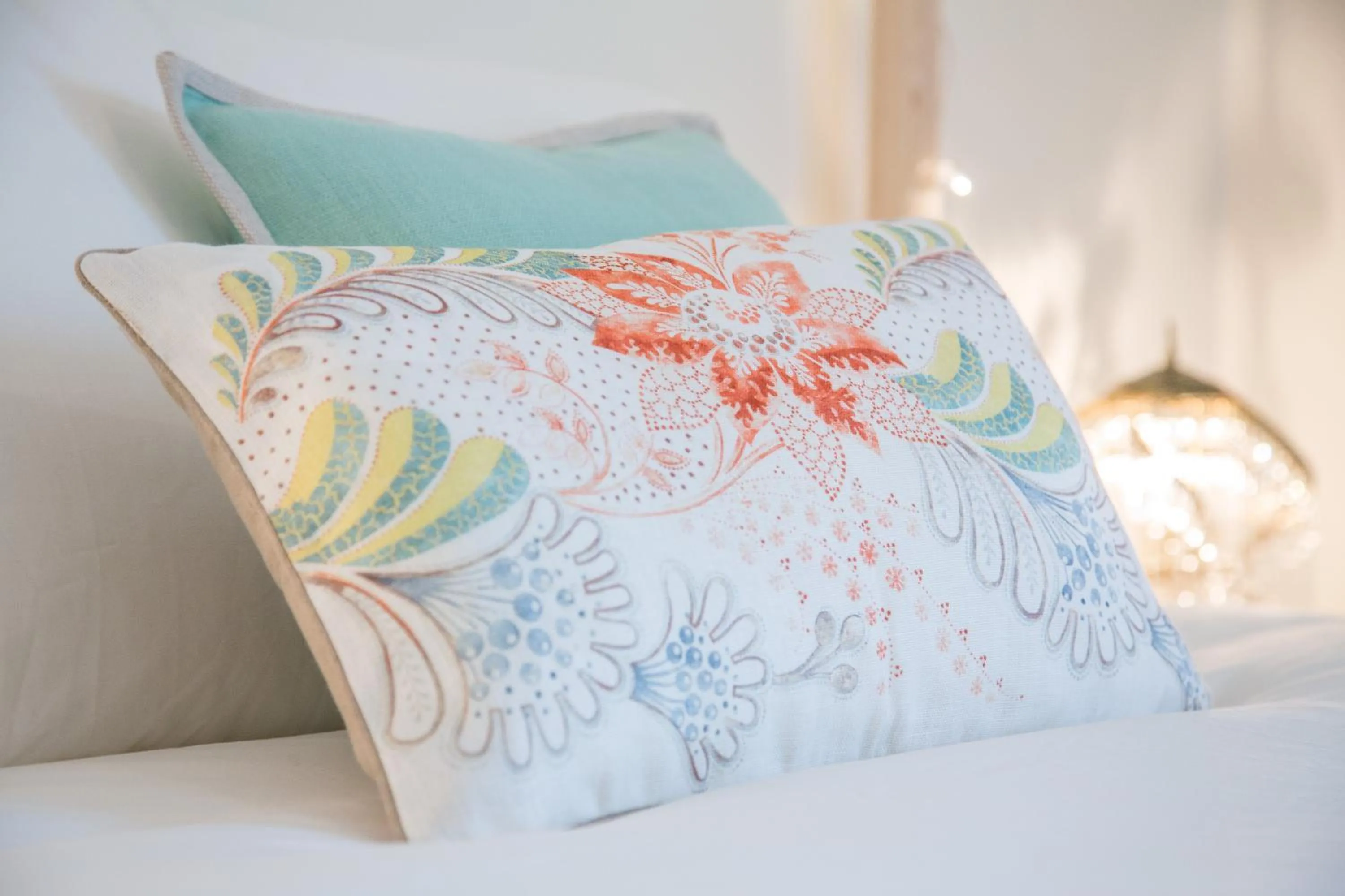Decorative detail, Bed in Sunny, Bright and Quiet Apartment, By TimeCooler