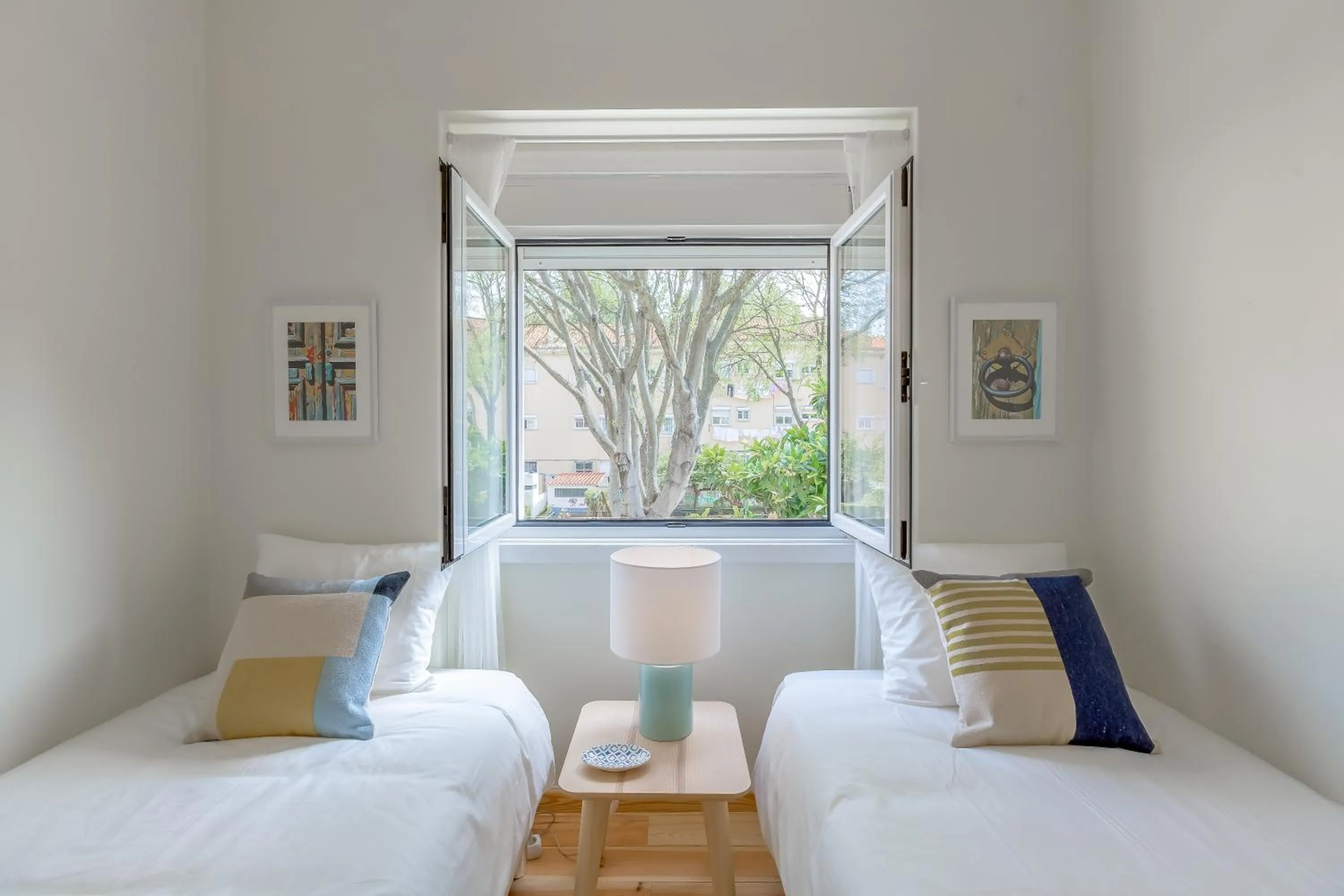 Bed in Sunny, Bright and Quiet Apartment, By TimeCooler
