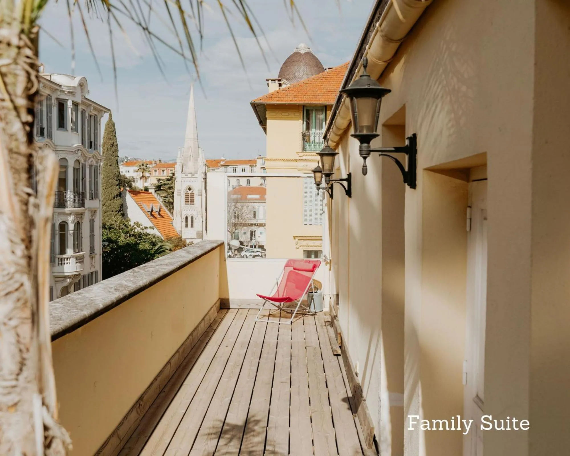 Patio in Palm Boutique Hôtel Nice