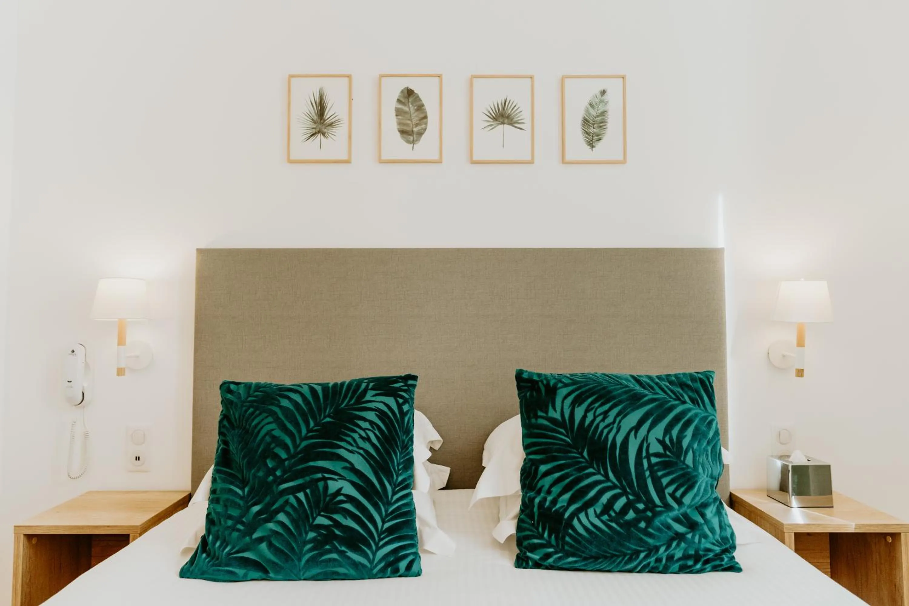 Bed in Palm Boutique Hôtel Nice