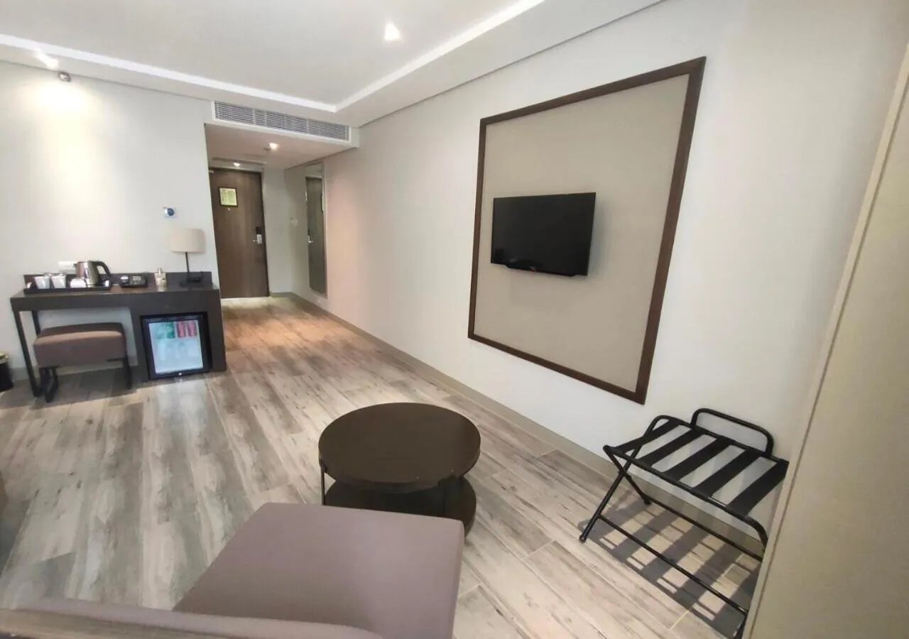 Living room in Belmont Hotel Boracay near Newcoast Beach