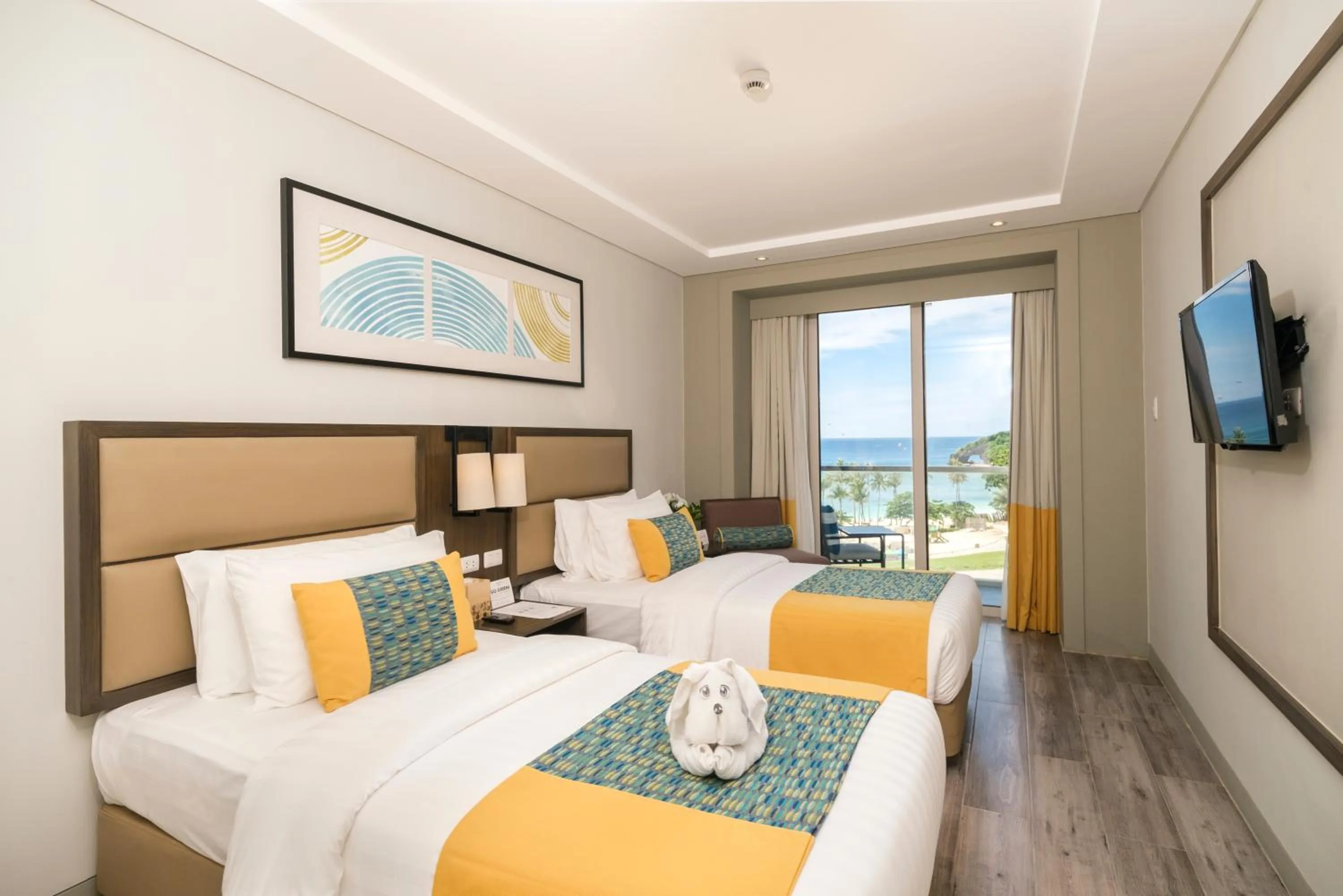 Bedroom, Bed in Belmont Hotel Boracay near Newcoast Beach