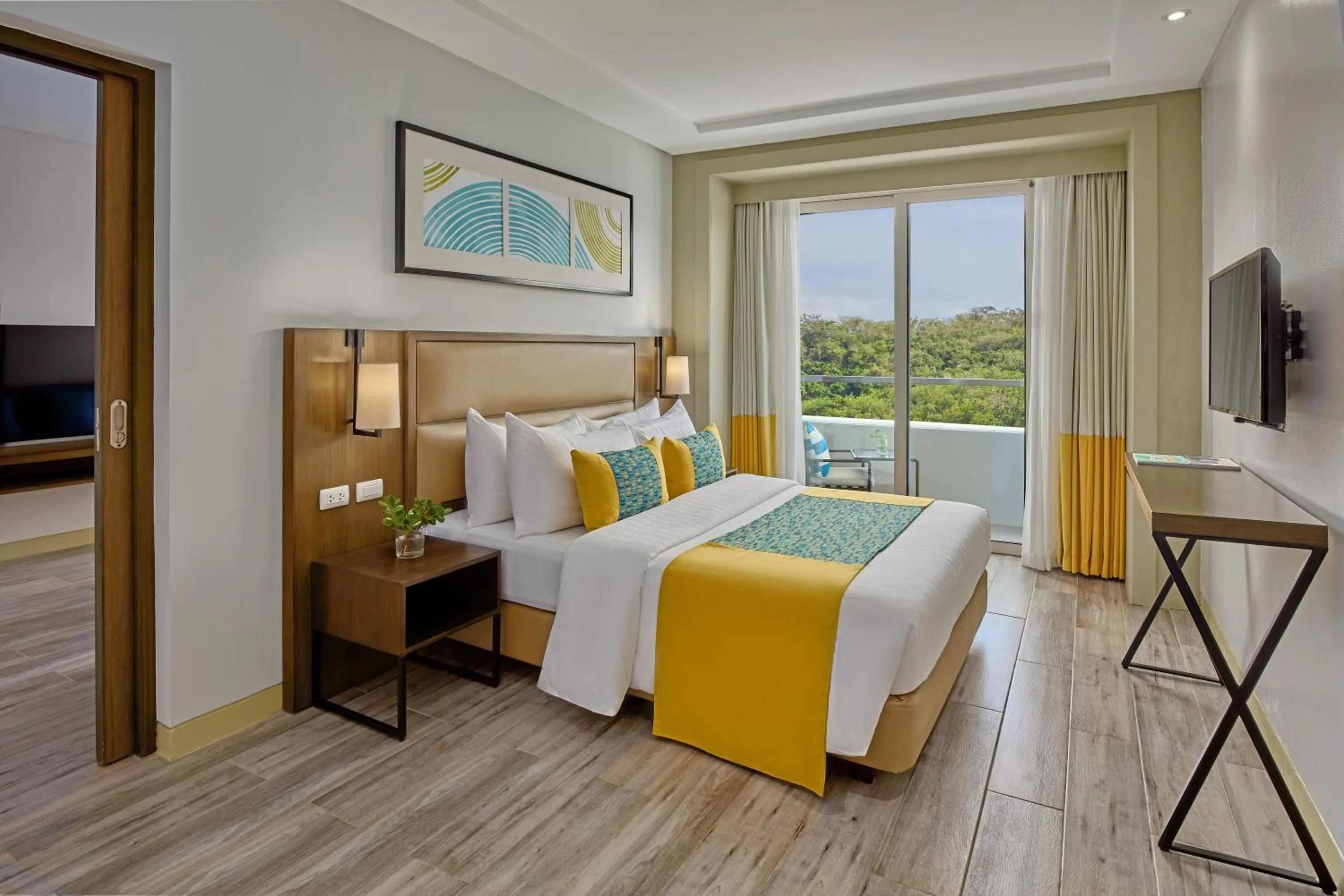 Bedroom, Bed in Belmont Hotel Boracay near Newcoast Beach