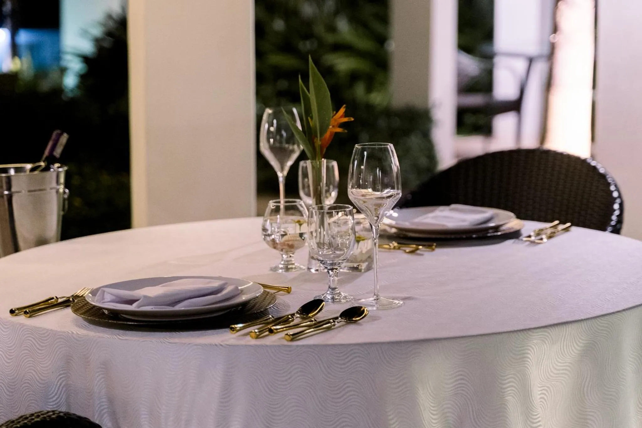 Dinner in Belmont Hotel Boracay near Newcoast Beach