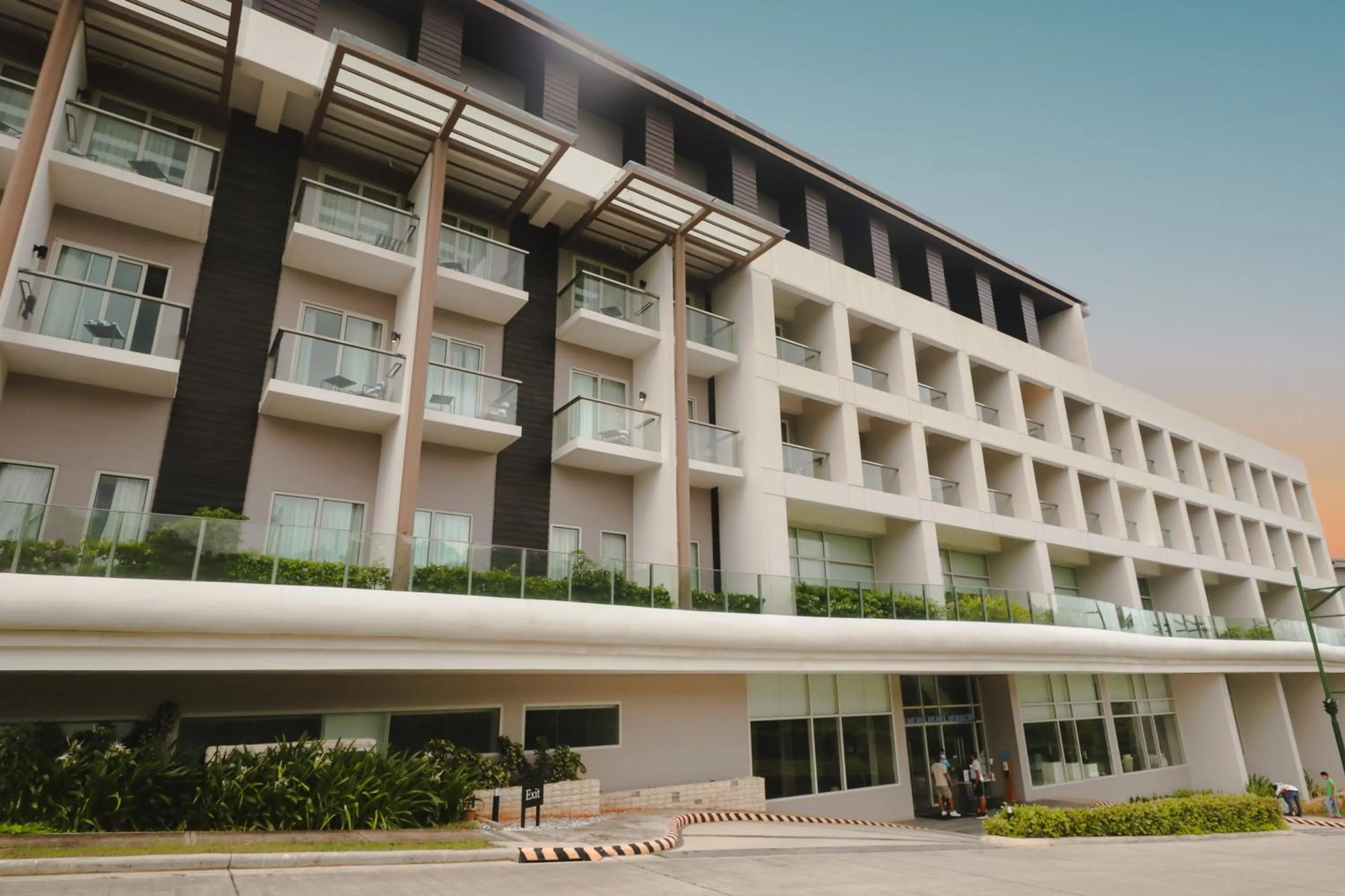 Facade/entrance in Belmont Hotel Boracay near Newcoast Beach