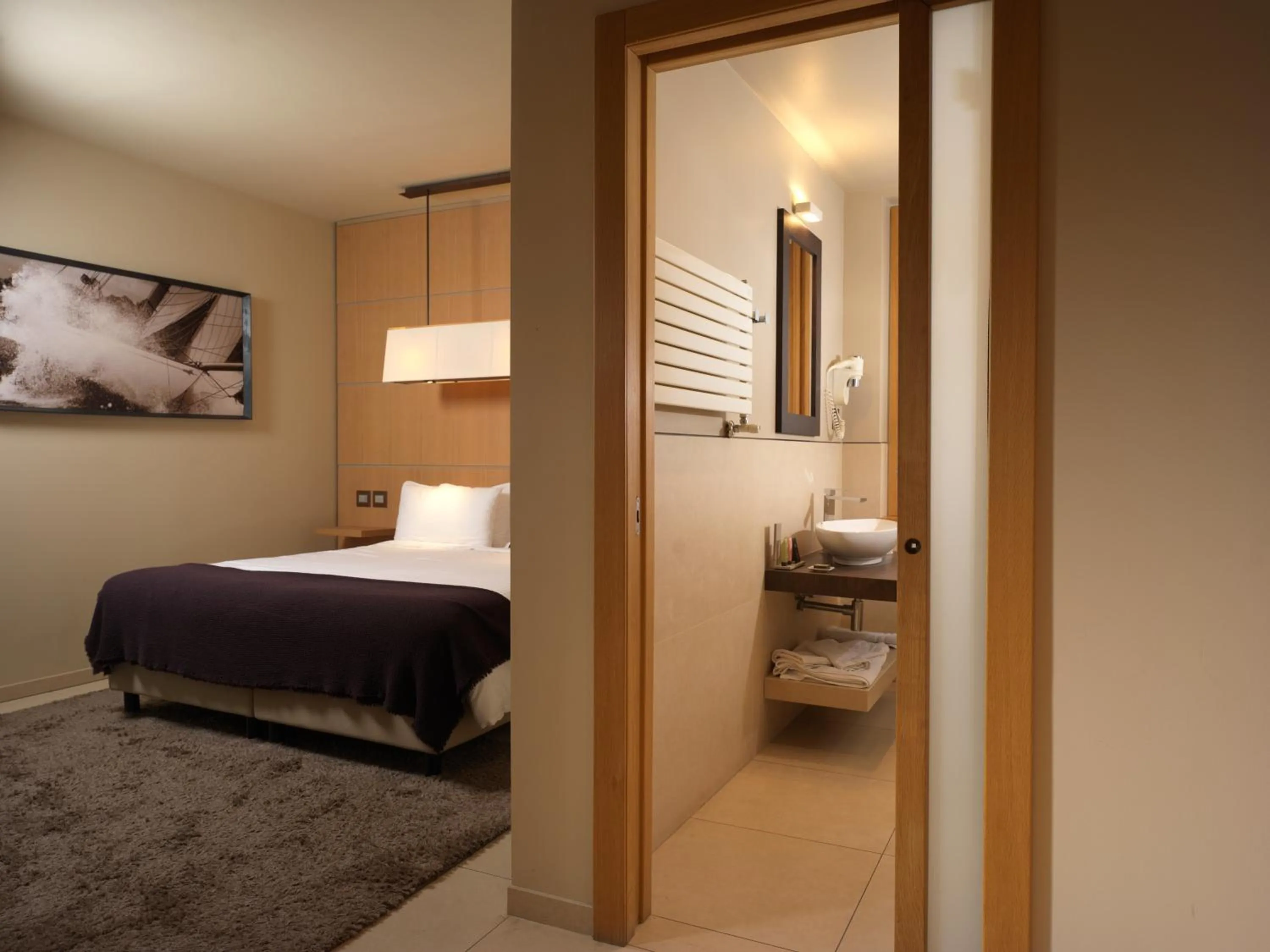 Bed in Albergo Nicolin