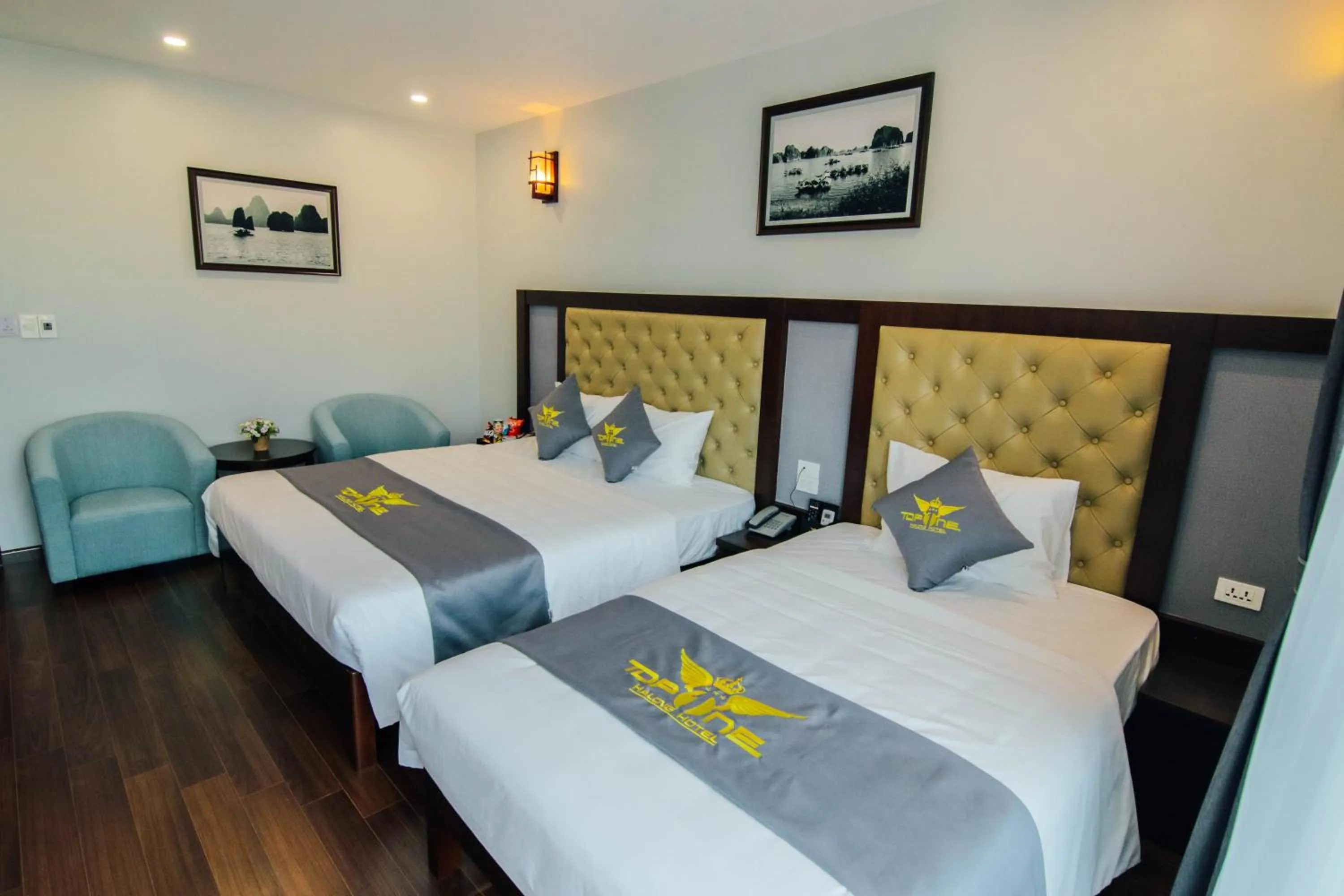 Photo of the whole room, Bed in Topone Halong Hotel
