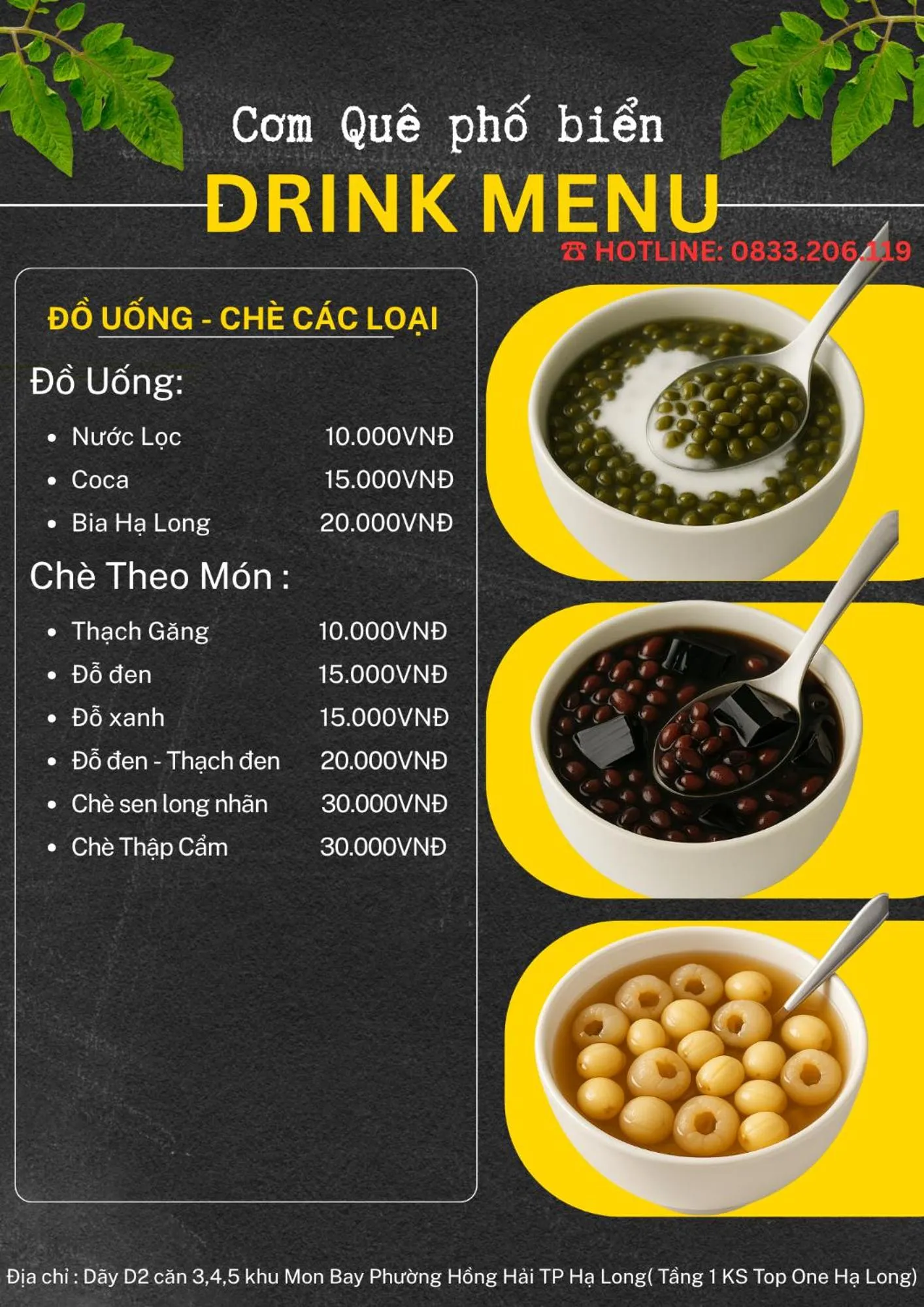 Restaurant/places to eat in Topone Halong Hotel