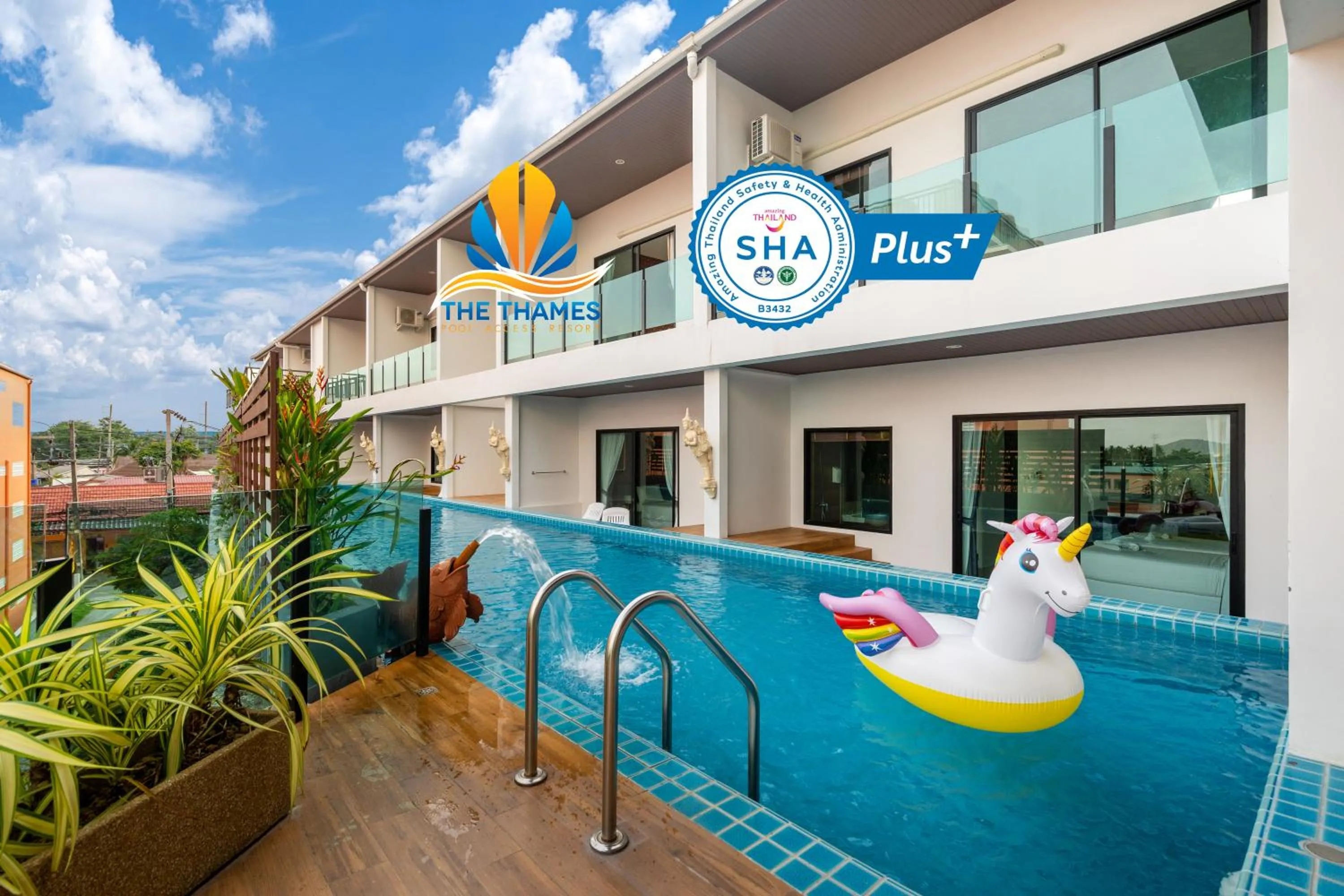 Property building in The Thames Pool Access Resort & Villa - SHA Extra Plus