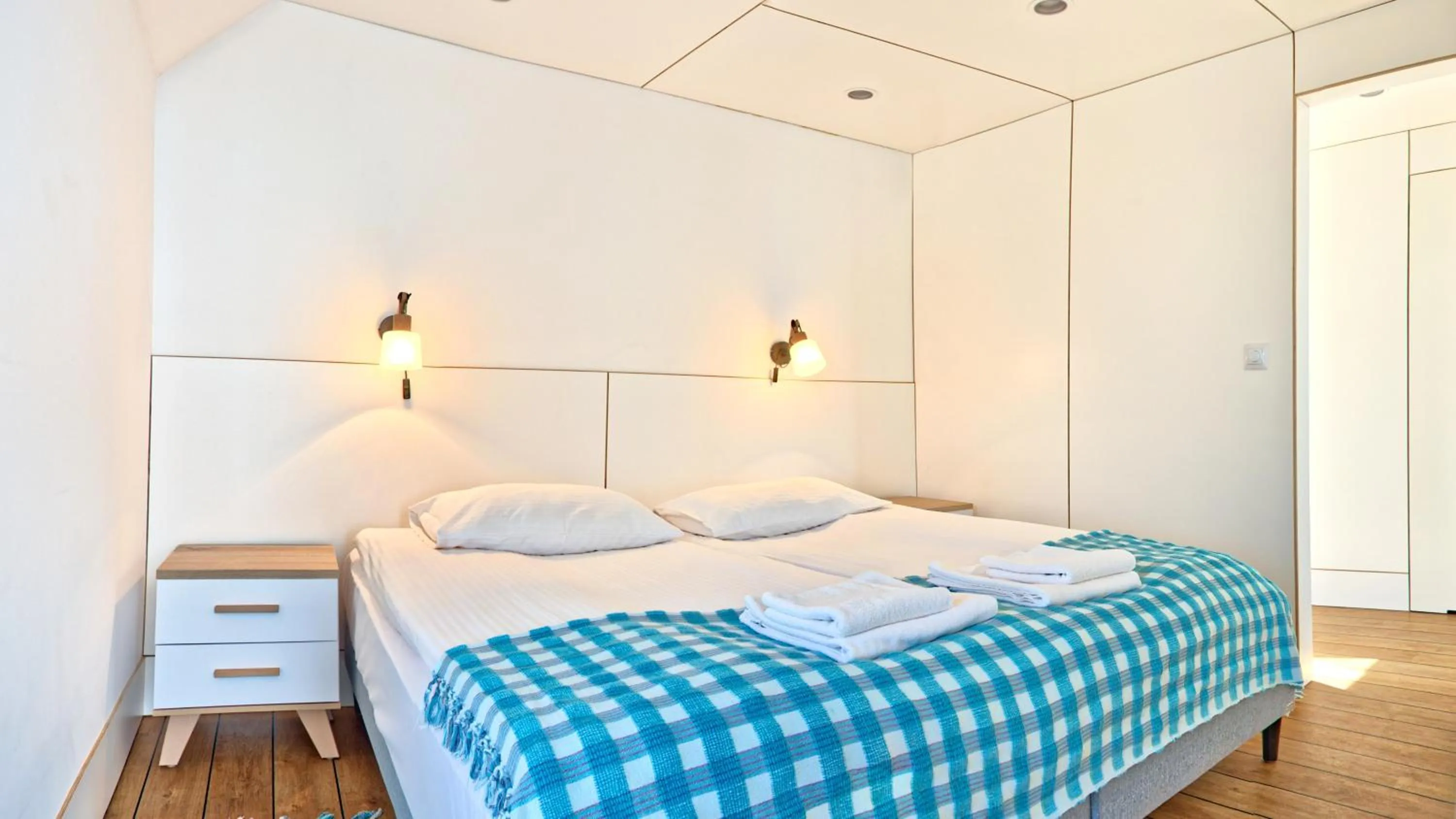 Bedroom, Bed in Domy na Wodzie na Mazurach