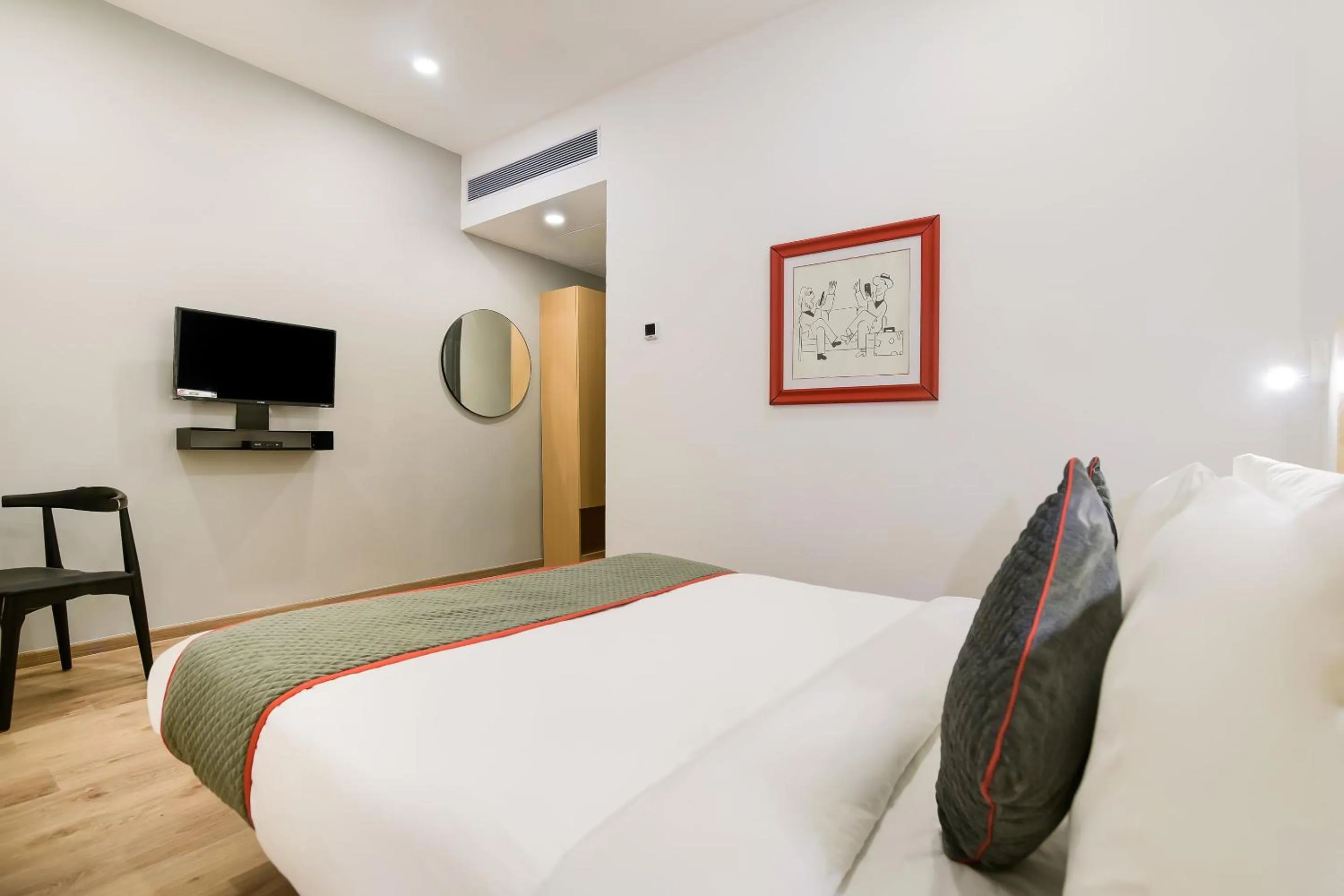 Bedroom, Bed in Townhouse The Awadh Airport Near Chaudhary Charan Singh International Airport