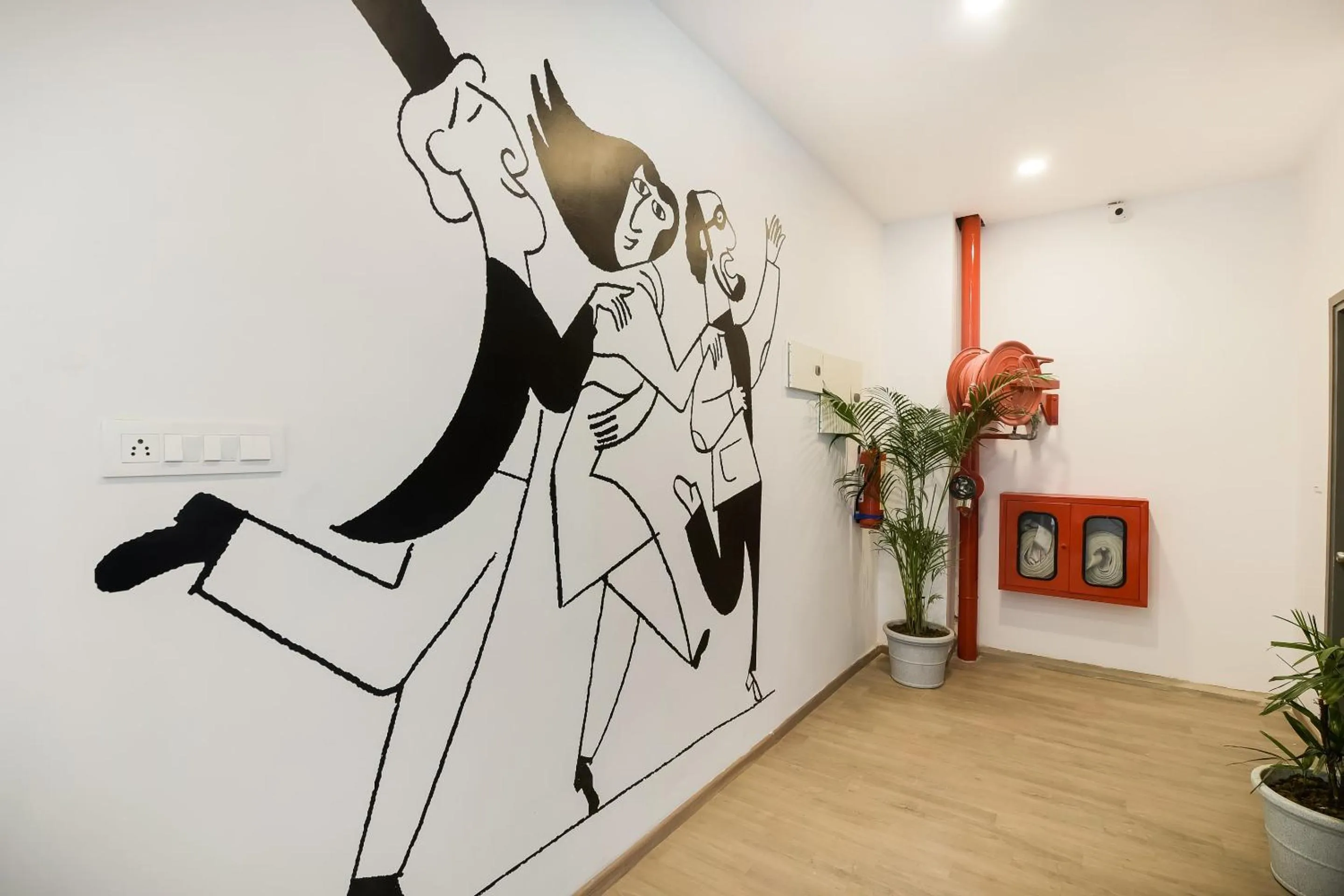 Lobby or reception in Townhouse The Awadh Airport Near Chaudhary Charan Singh International Airport